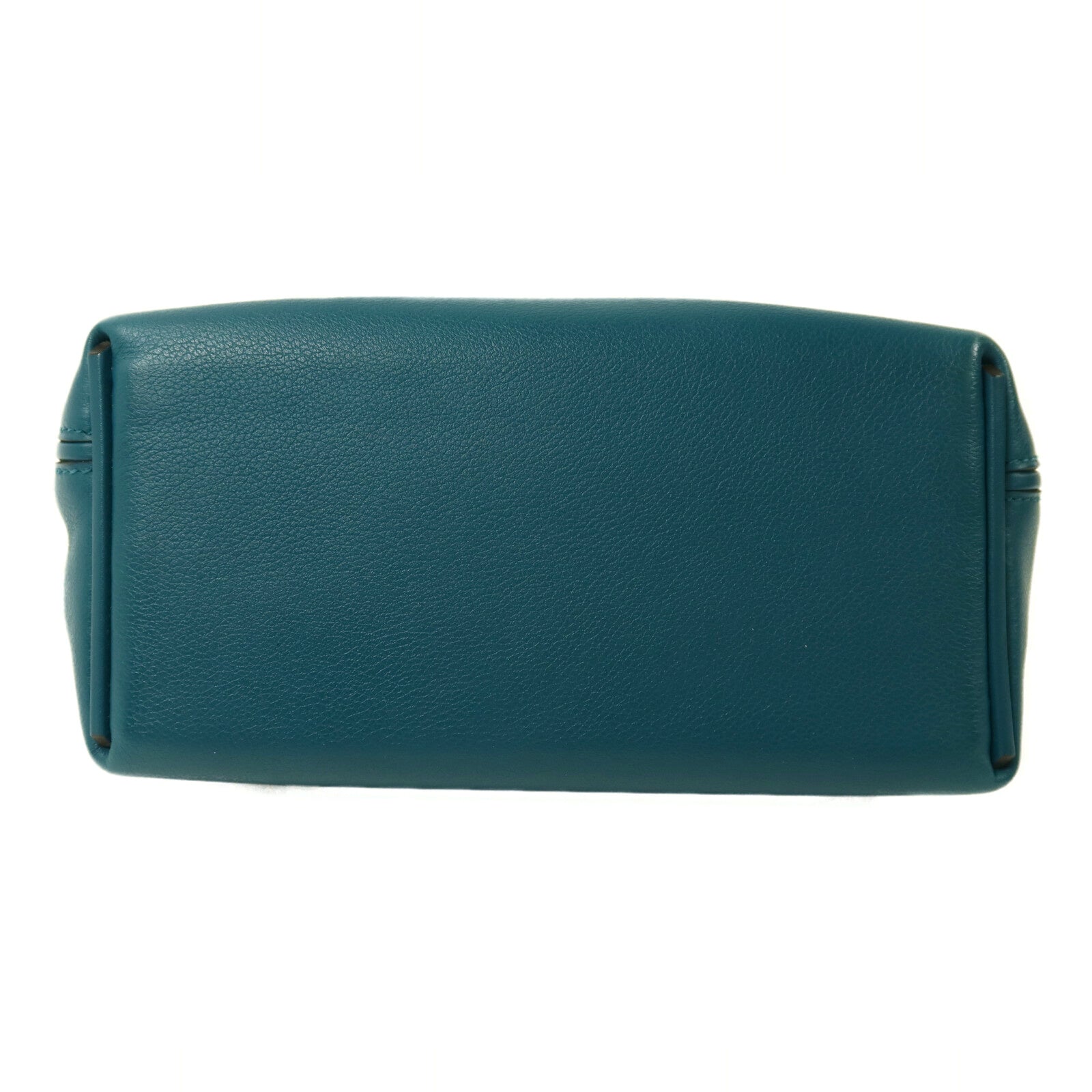 HERMES Evercolor皮革24/24 Mini金扣手挽肩背兩用袋Vert Bosphore