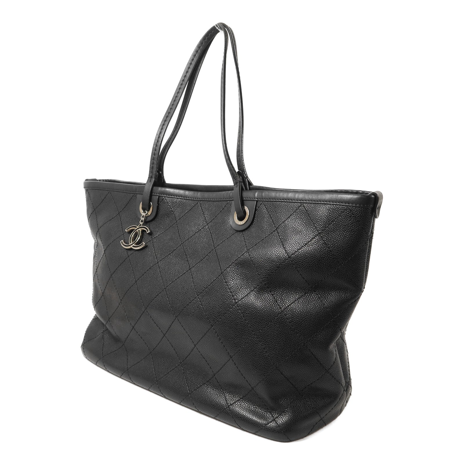 CHANEL 牛皮皮革On the Road Tote手挽袋