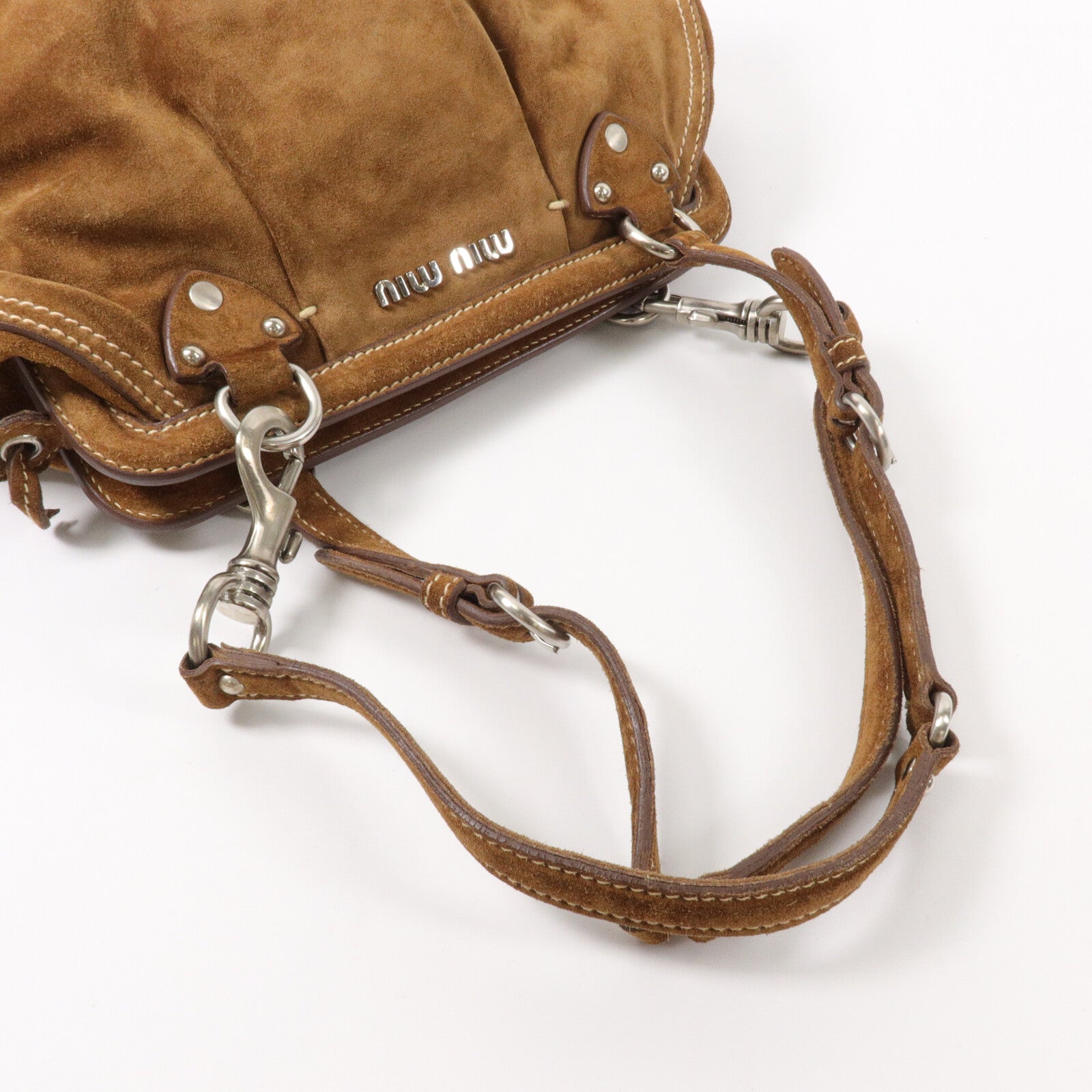 Miu Miu 絨布Shoulder Bag肩背袋