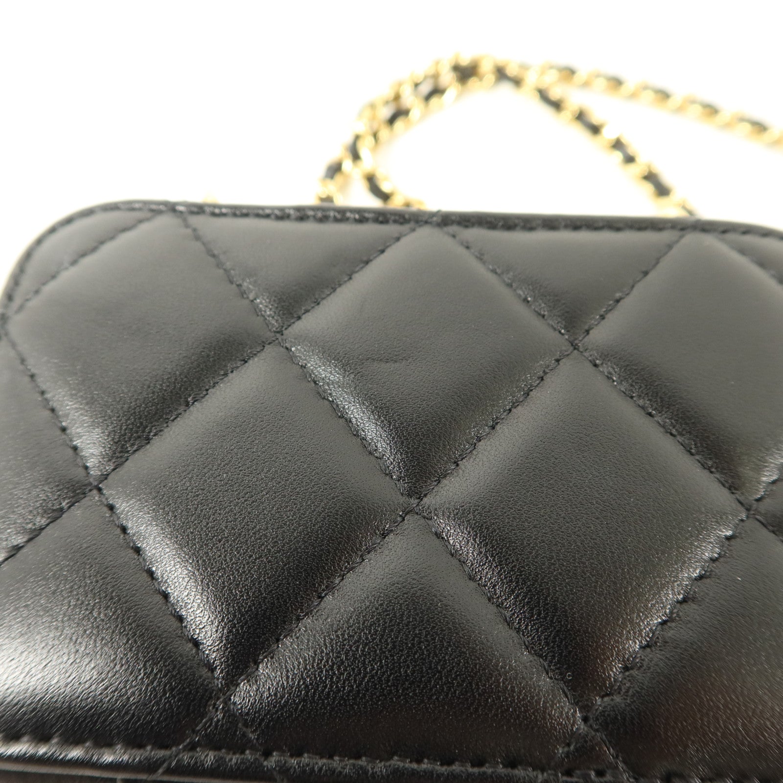 CHANEL 羊皮皮革Clutch with Chain肩背袋