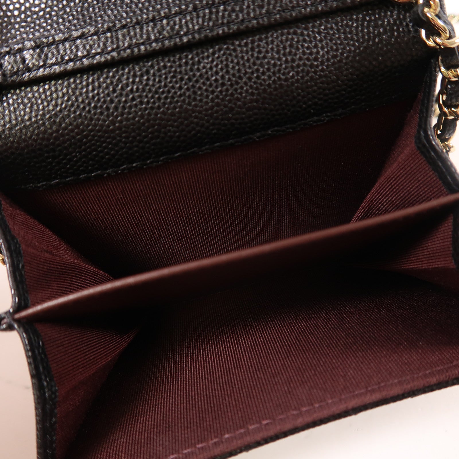 CHANEL 牛皮皮革Shoulder Bag金扣肩背袋
