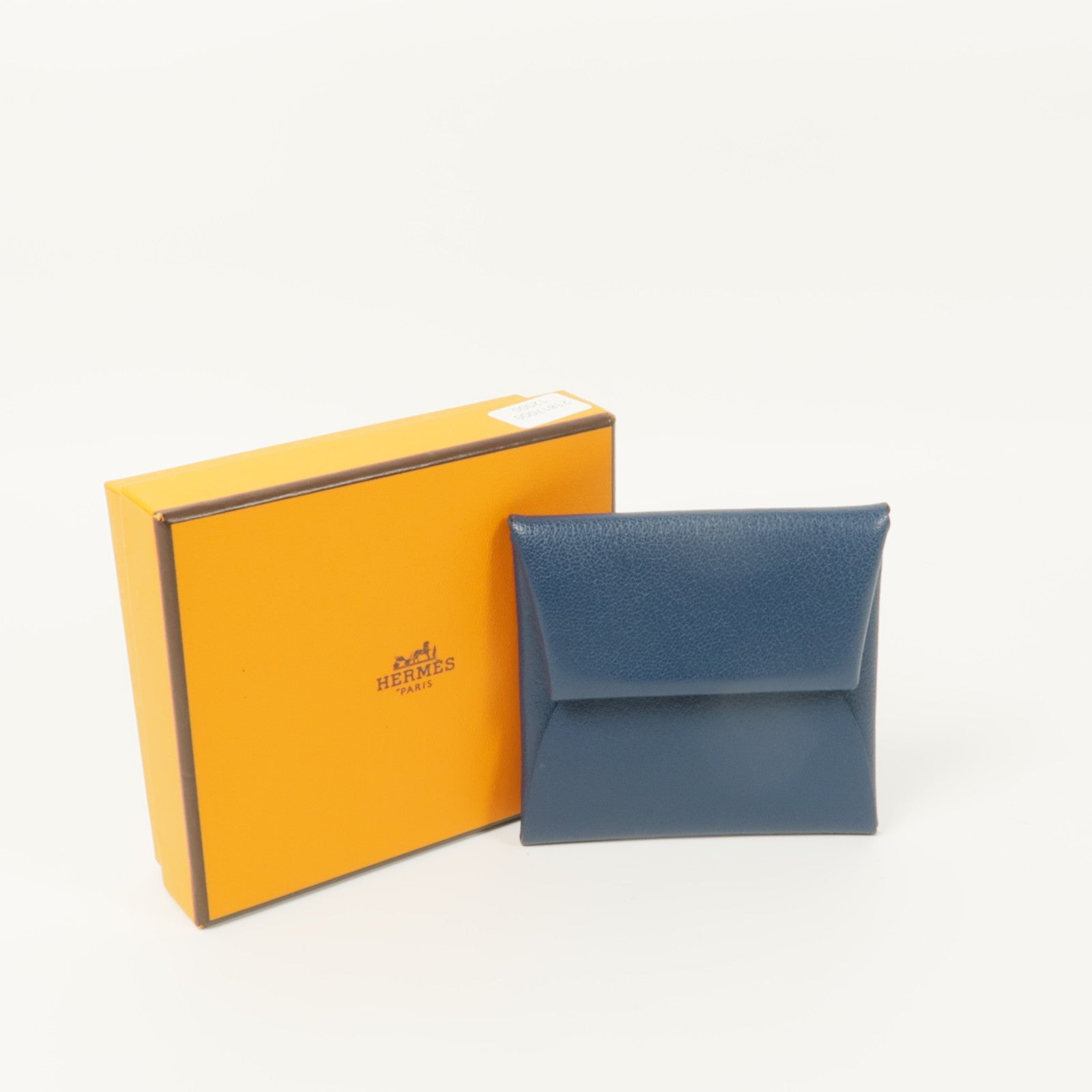 HERMES Chevre皮革Bastia Coins Case零錢包