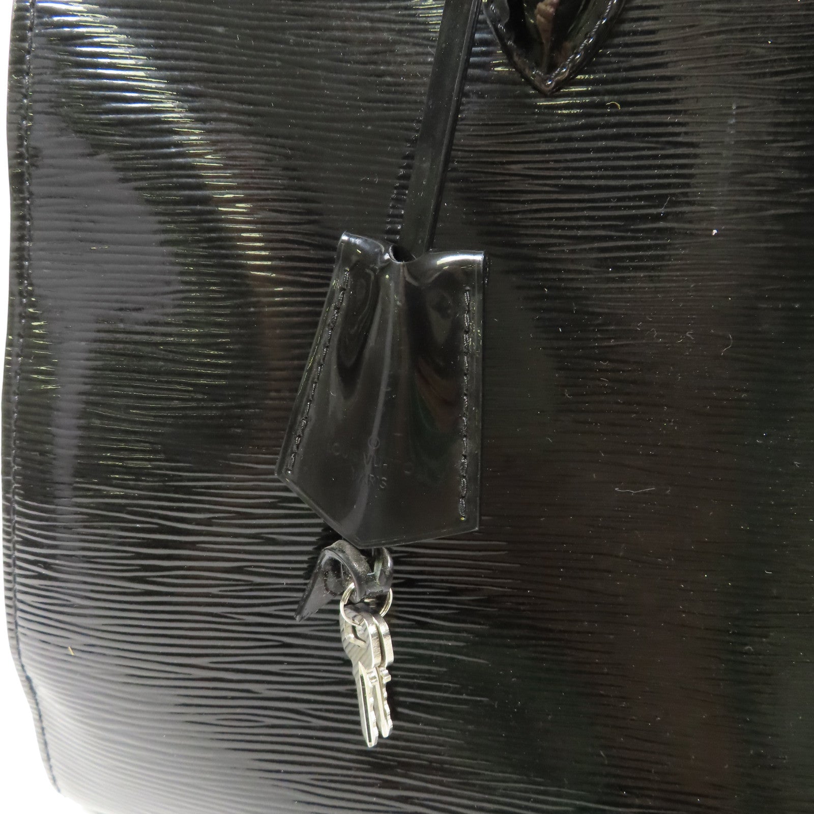 LOUIS VUITTON Epi Pont Neuf GM銀扣手挽袋