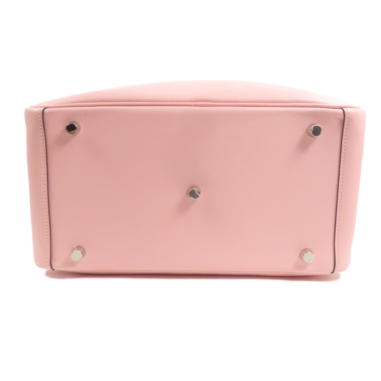 HERMES Swift皮革Lindy 30銀扣手挽肩背兩用袋Rose Sakura