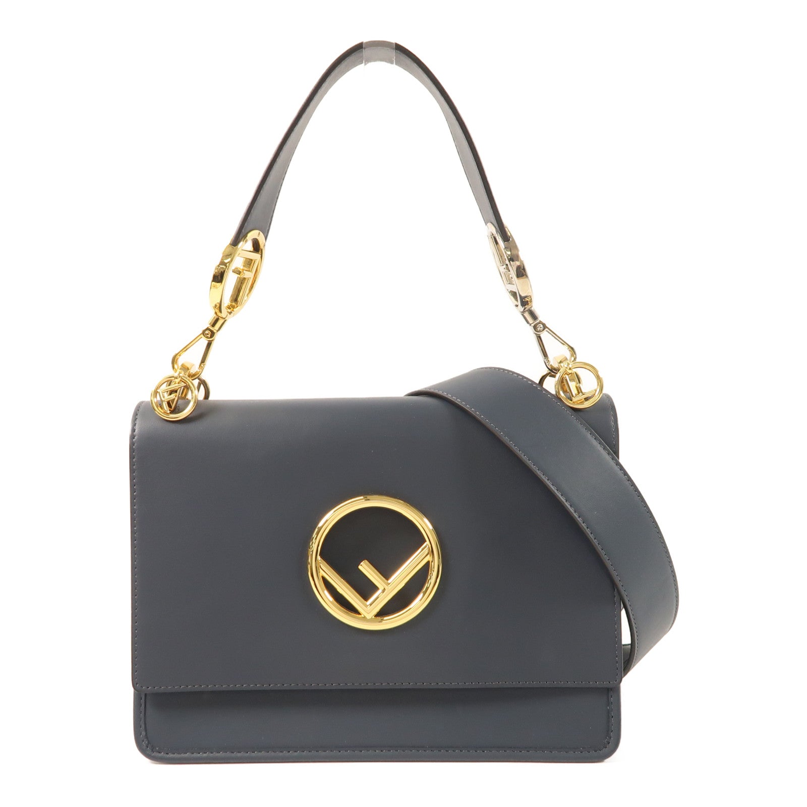 FENDI 牛皮皮革Kan I手挽肩背兩用袋