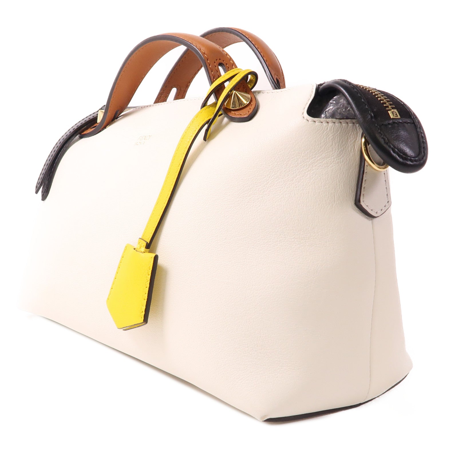 FENDI 牛皮皮革By The Way金扣手挽肩背兩用袋