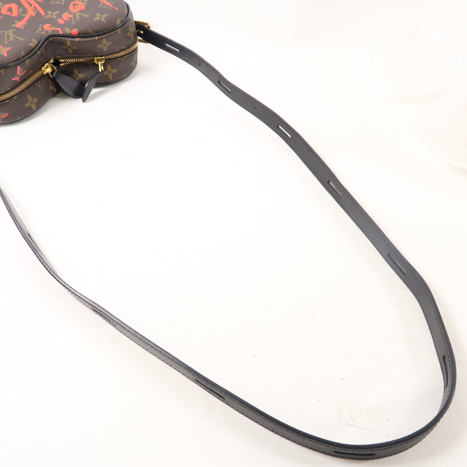 LOUIS VUITTON Monogram Sac Coeur Fall In Love金扣肩背袋棕色