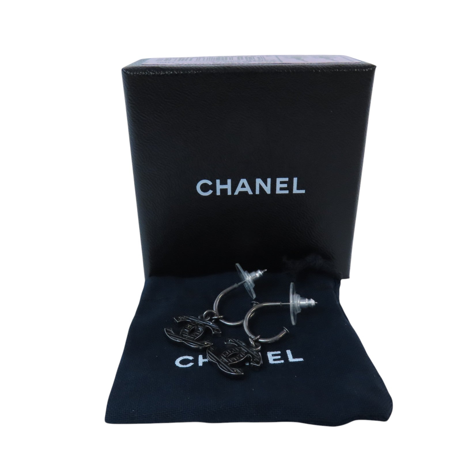 CHANEL 金屬CC Earrings耳環
