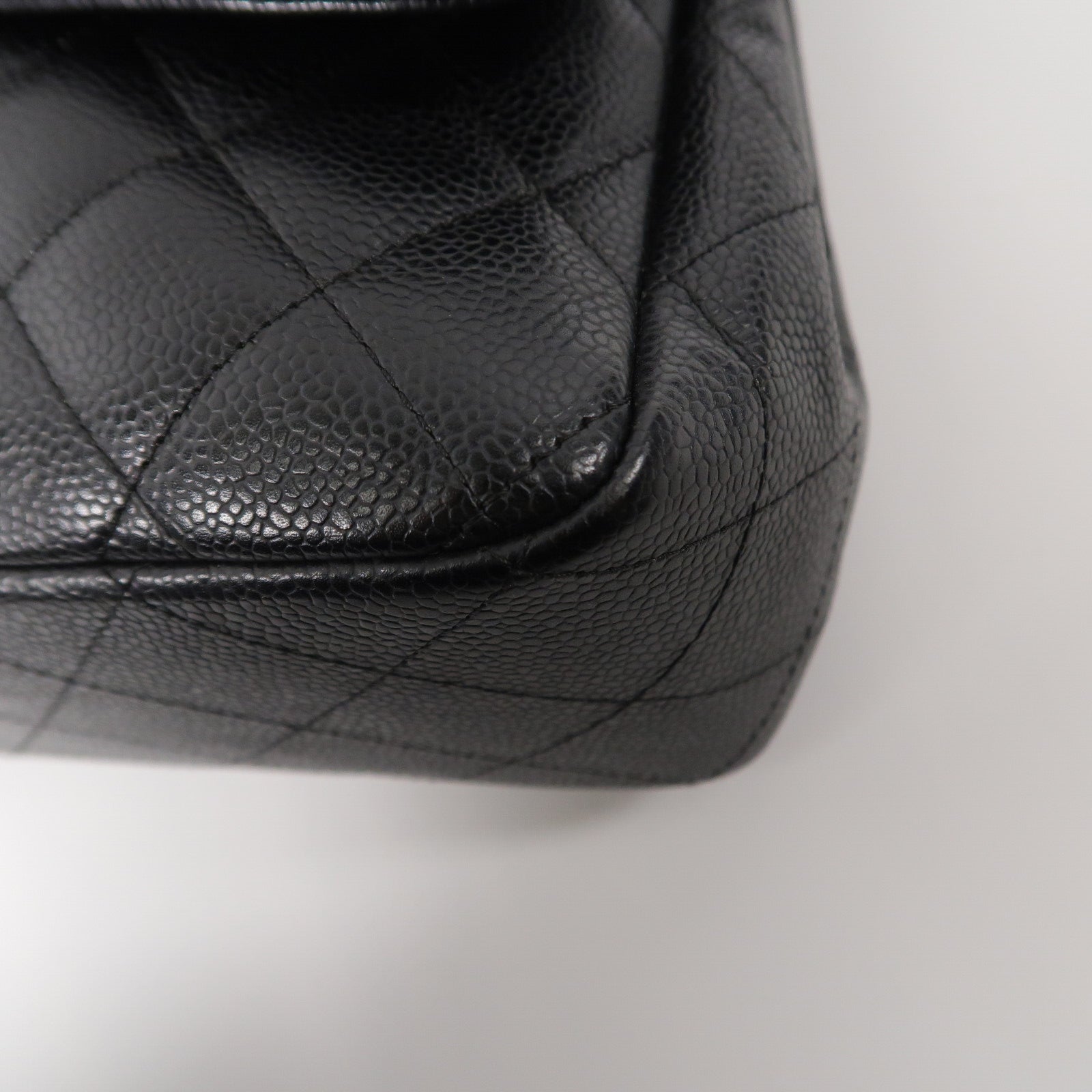CHANEL 牛皮皮革Large Classic鏈帶肩背袋