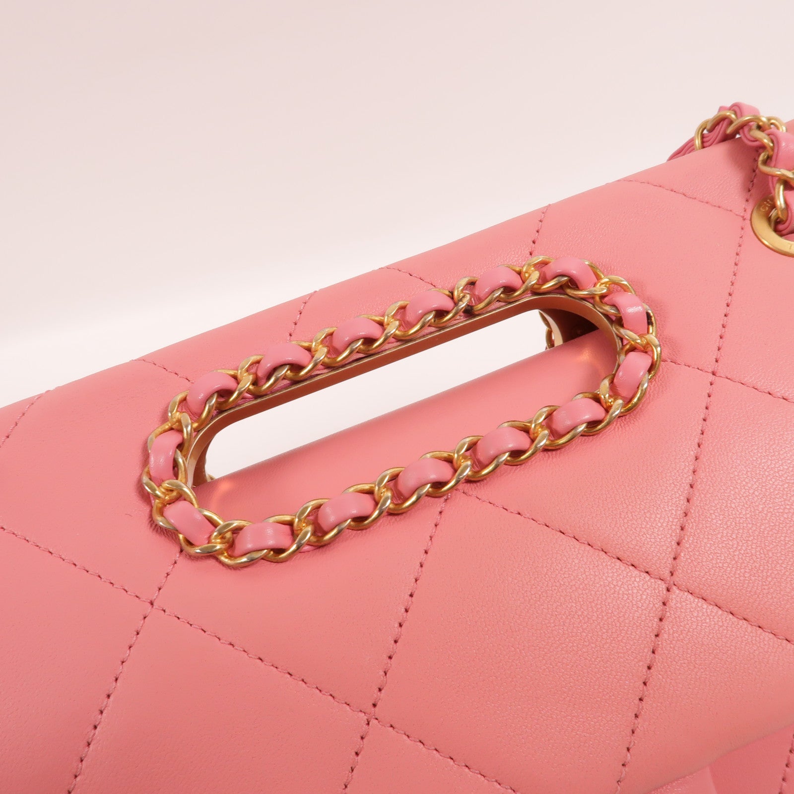 CHANEL 羊皮皮革A Real Catch Flap Bag手挽肩背兩用袋