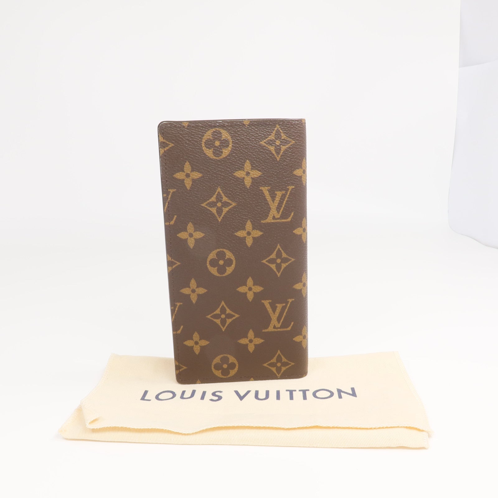 LOUIS VUITTON Monogram Brazza Wallet金扣長錢包
