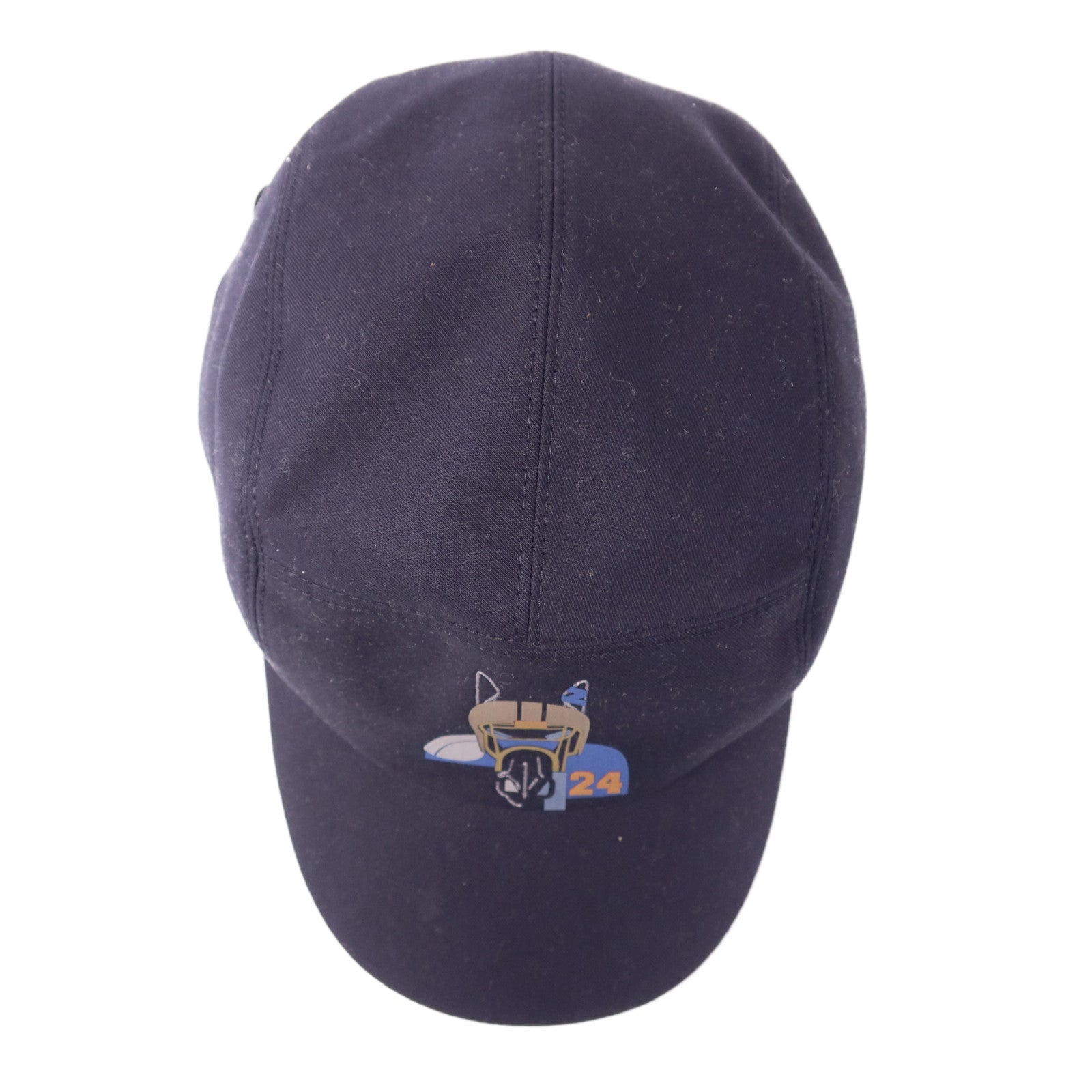HERMES Nevada Quarterb'H Cap Cotton Navy