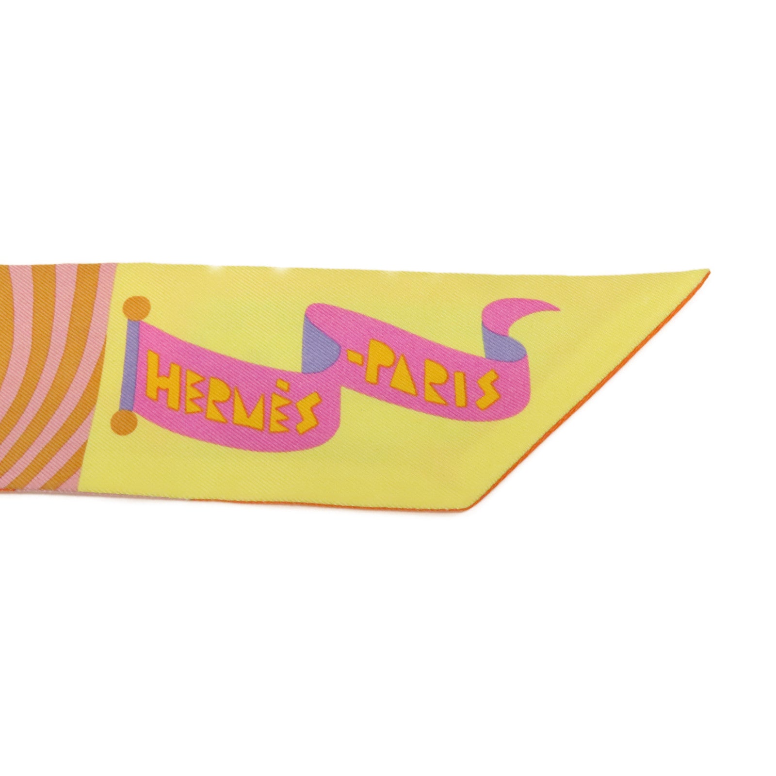 HERMES 【激減優惠】絲質Twilly絲巾