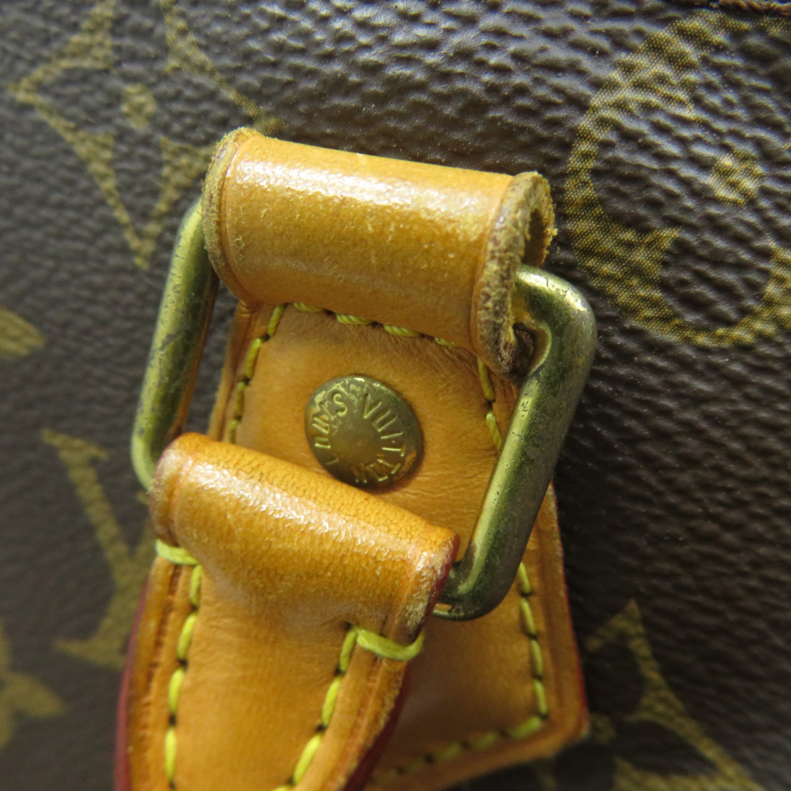LOUIS VUITTON Monogram Speedy Bandouliere 30金扣手挽肩背兩用袋啡色