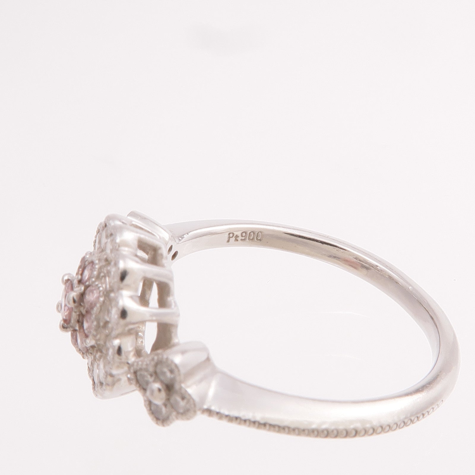 JEWELRY 【激減優惠】PT900鉑金Diamond Ring鑽石戒指US#6.25
