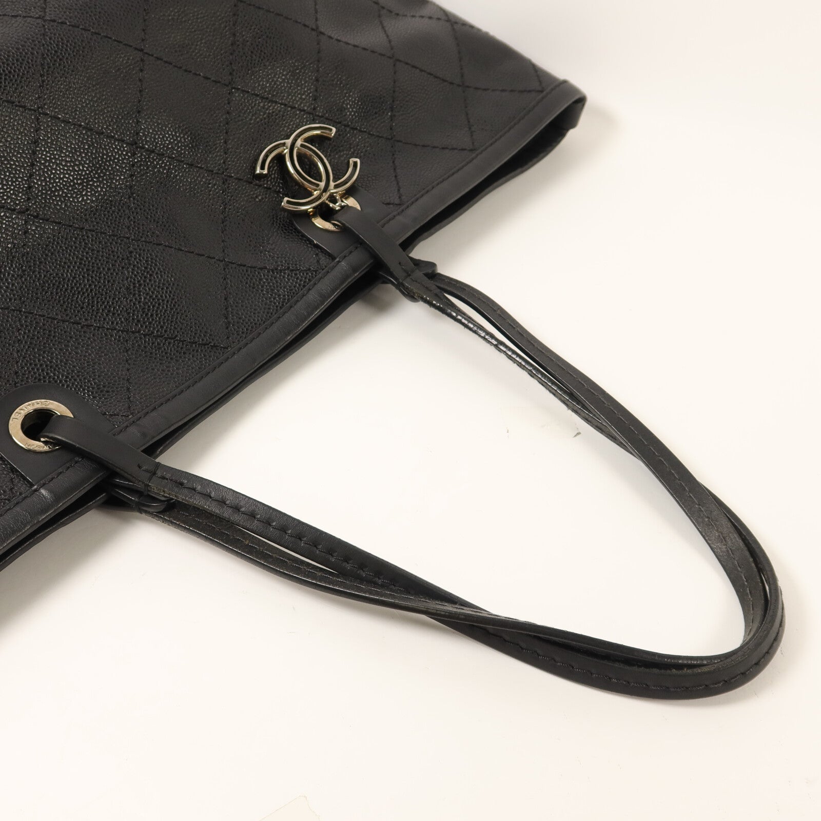 CHANEL 牛皮皮革On the Road Tote手挽袋