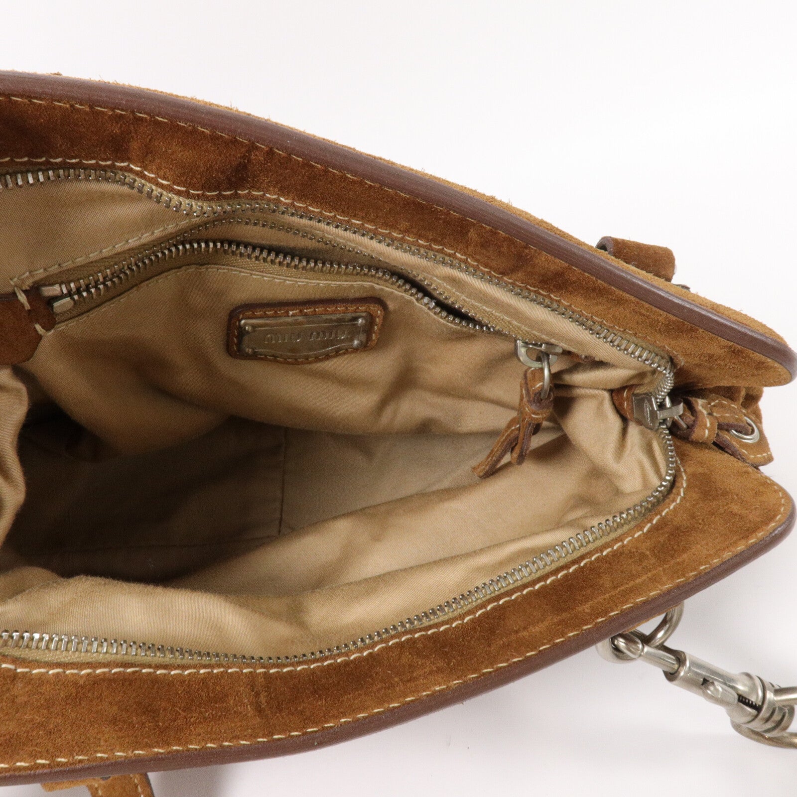 Miu Miu 絨布Shoulder Bag肩背袋