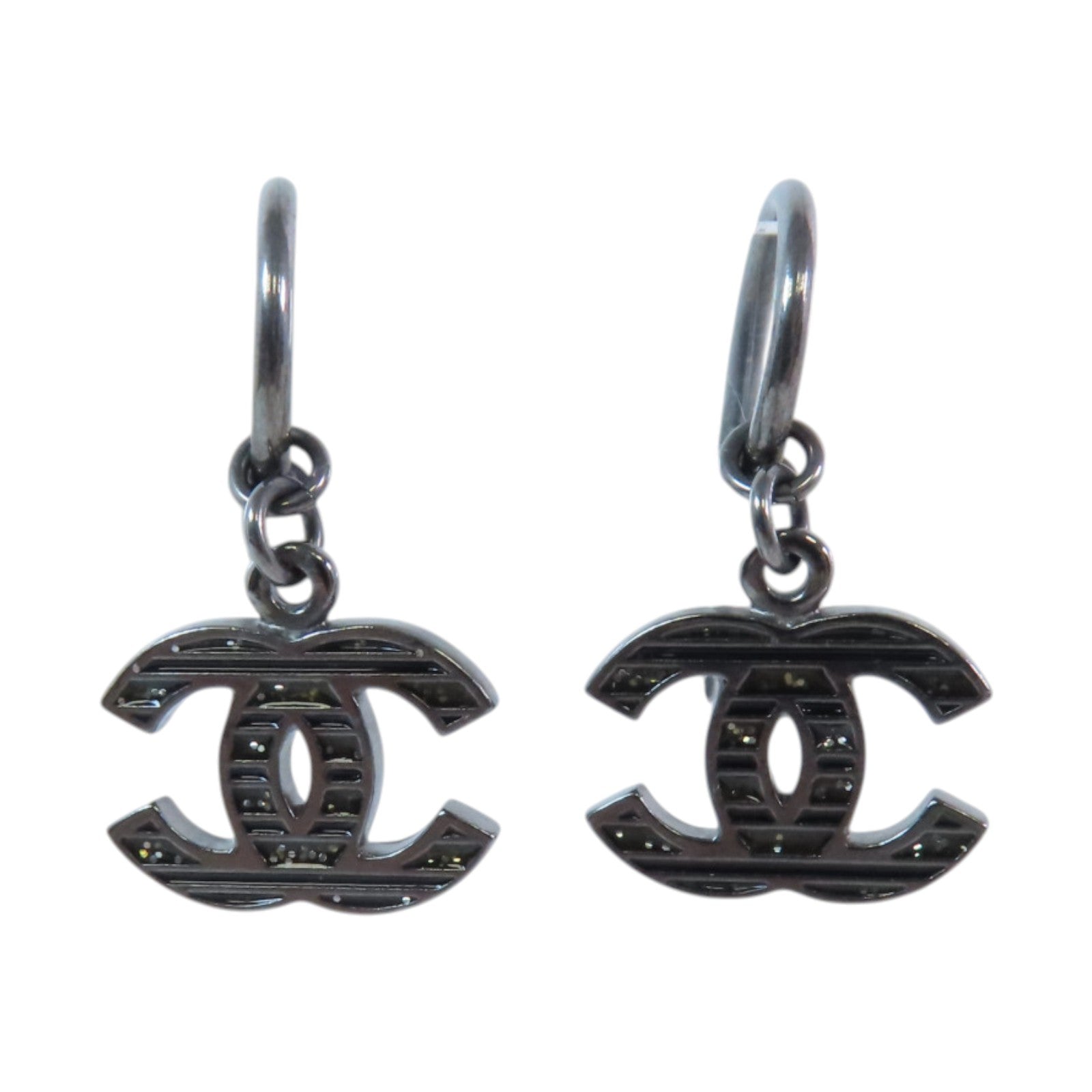 CHANEL 金屬CC Earrings耳環
