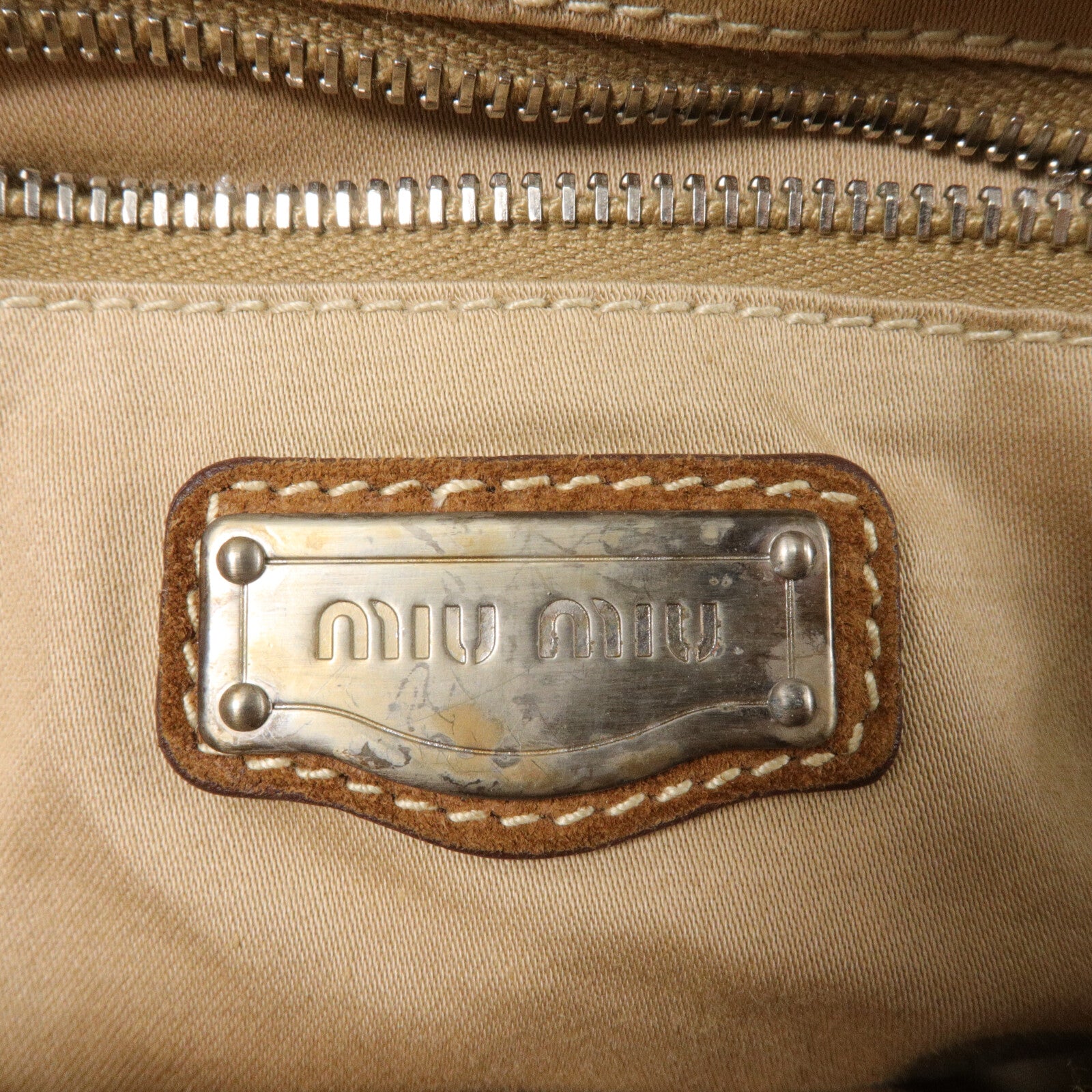Miu Miu 絨布Shoulder Bag肩背袋