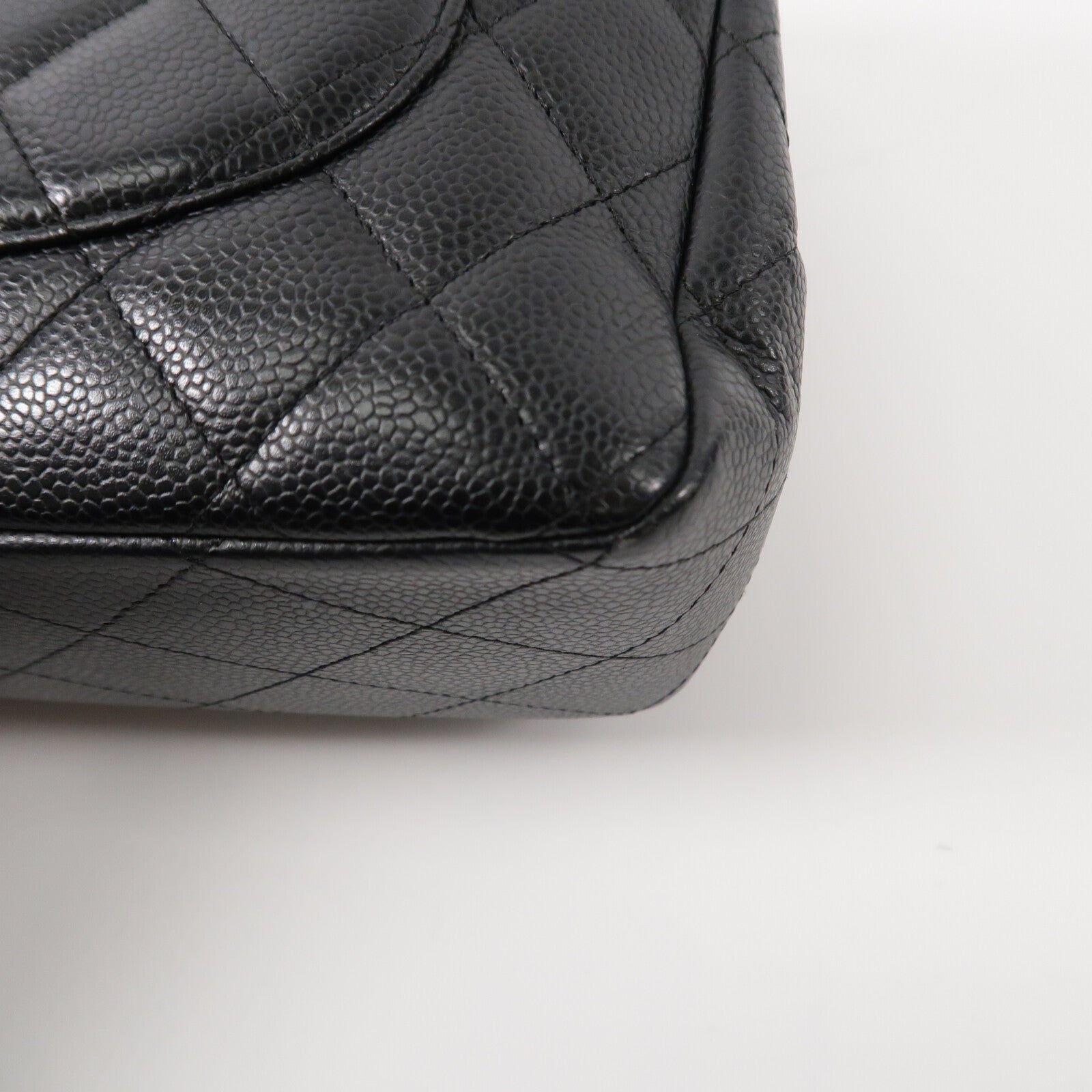 CHANEL 牛皮皮革Large Classic鏈帶肩背袋