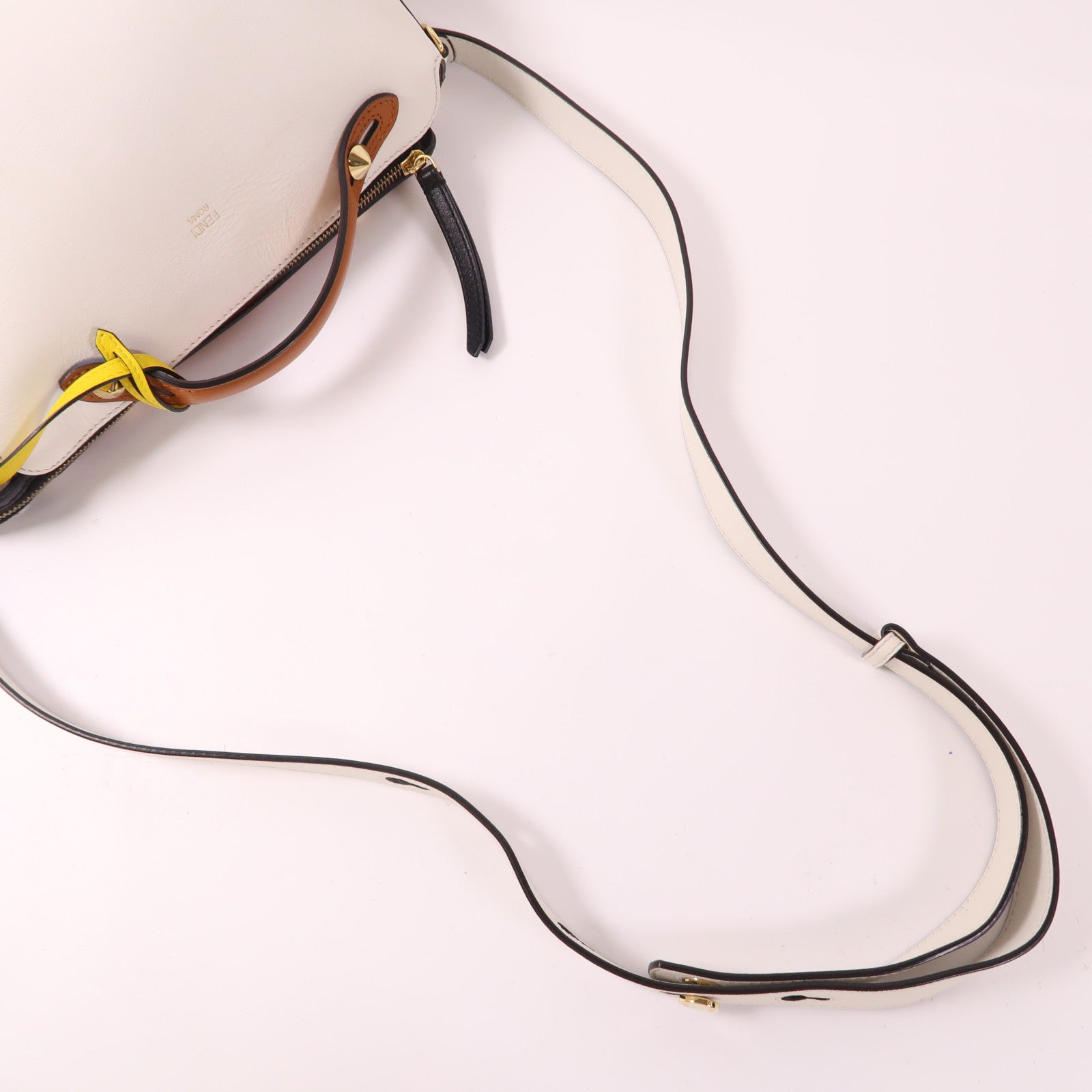 FENDI 牛皮皮革By The Way金扣手挽肩背兩用袋