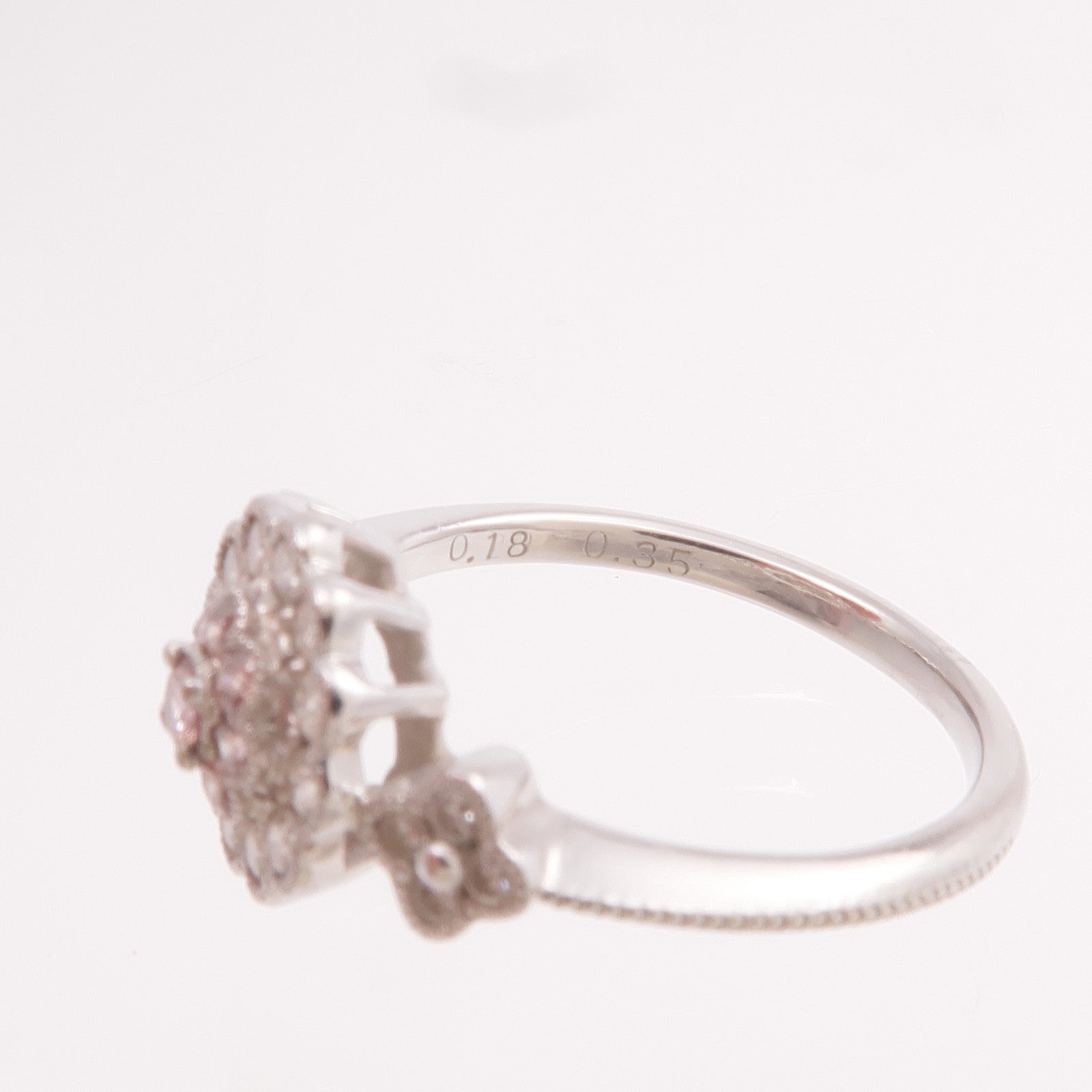 JEWELRY 【激減優惠】PT900鉑金Diamond Ring鑽石戒指US#6.25