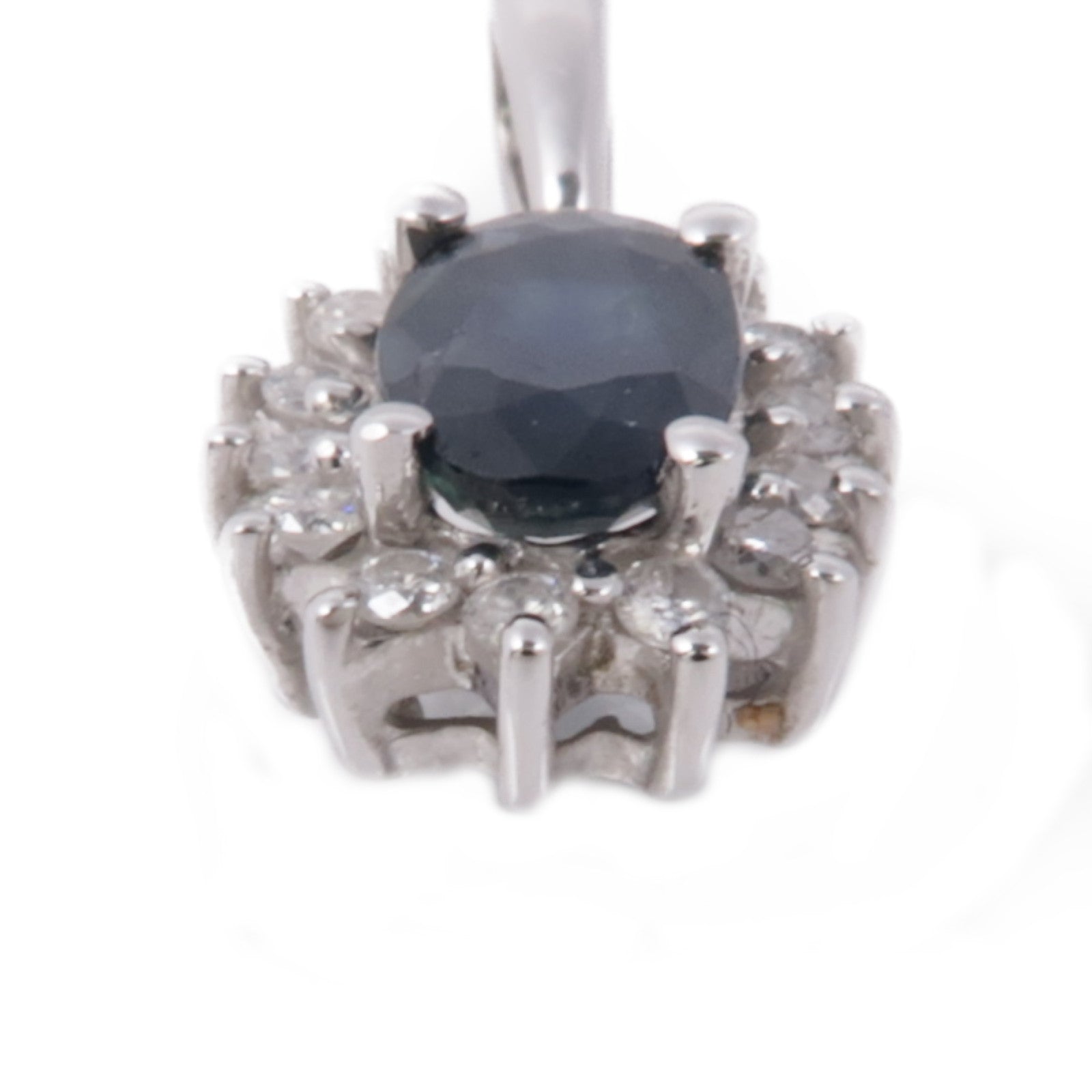 JEWELRY 【激減優惠】18K白金Topaz/Diamond Pendant Top黃玉/鑽石吊墜