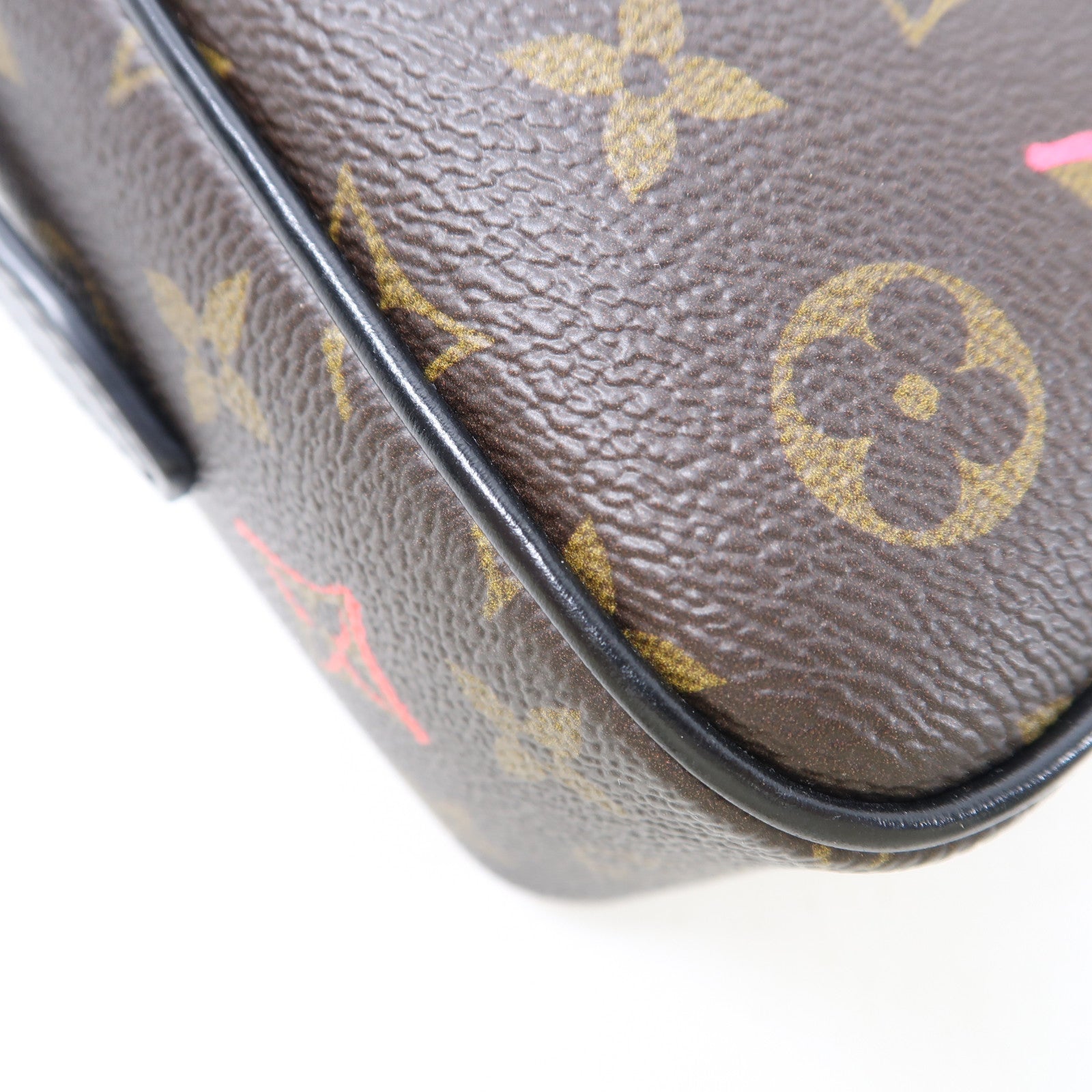 LOUIS VUITTON Monogram Sac Coeur Fall In Love金扣肩背袋棕色