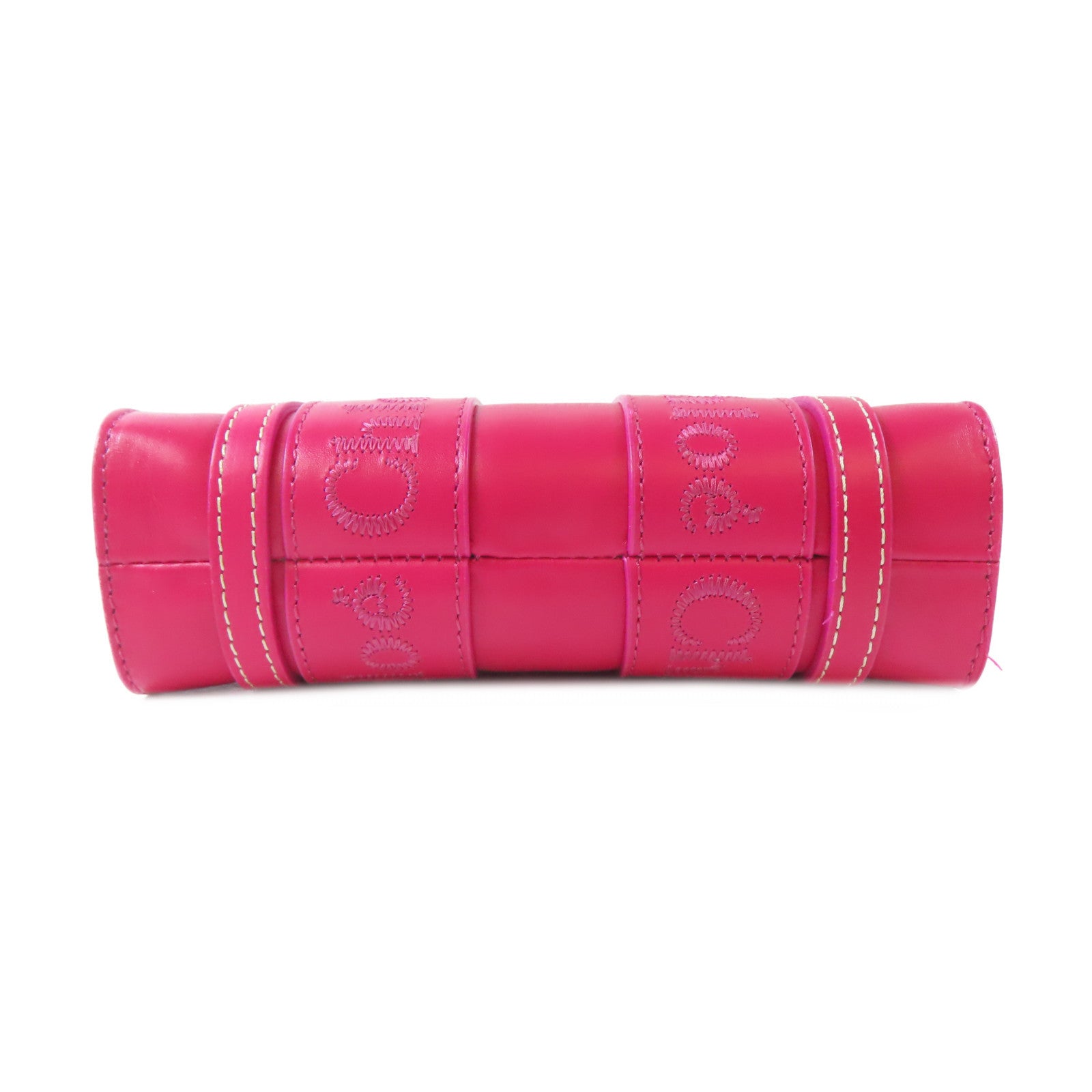 Chloe 牛皮皮革Woody Mini Tote手挽肩背兩用袋粉紅色