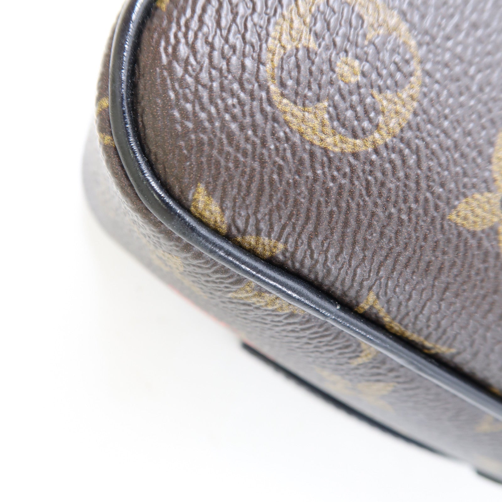 LOUIS VUITTON Monogram Sac Coeur Fall In Love金扣肩背袋棕色