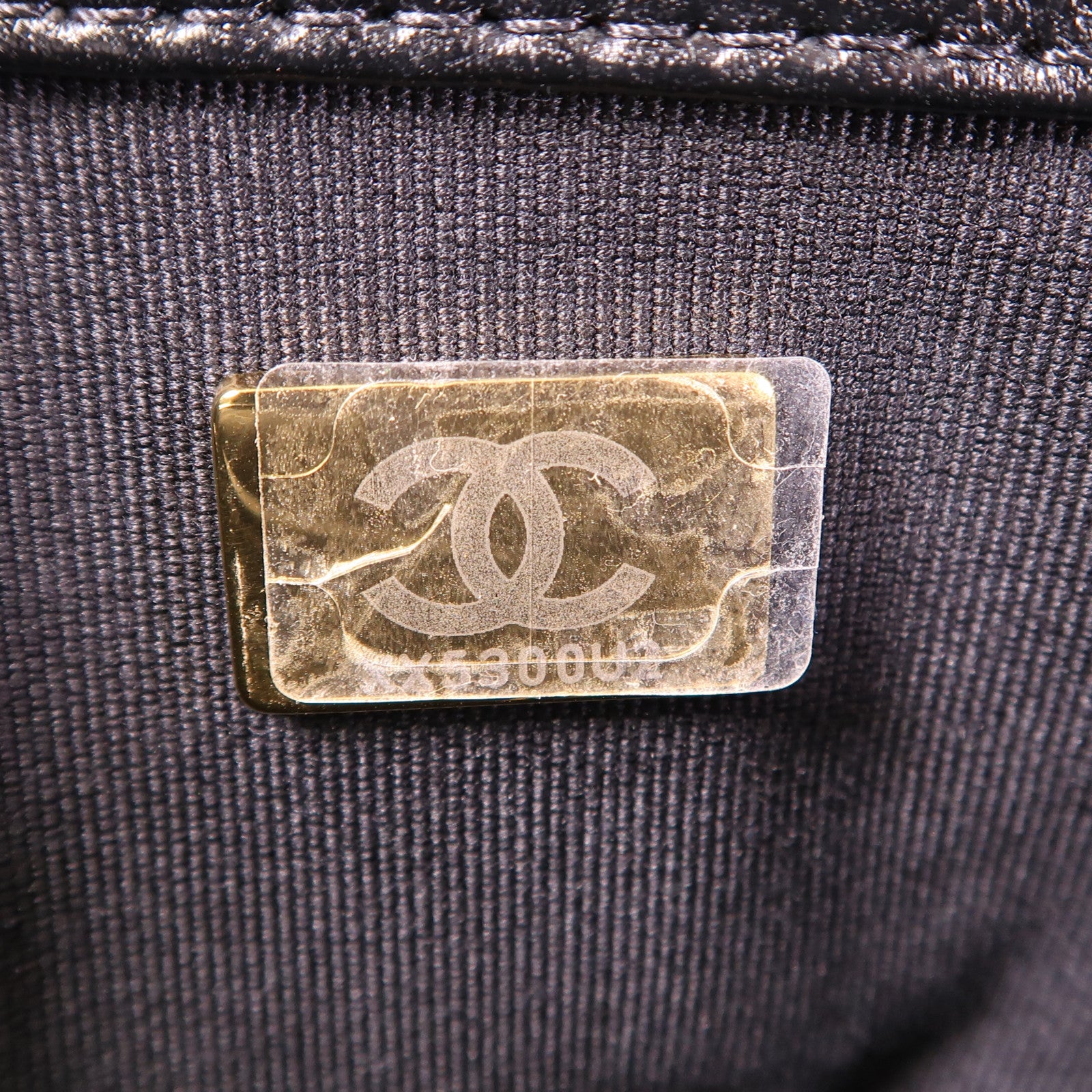 CHANEL 牛皮皮革Chain Shoulder金扣手挽肩背兩用袋