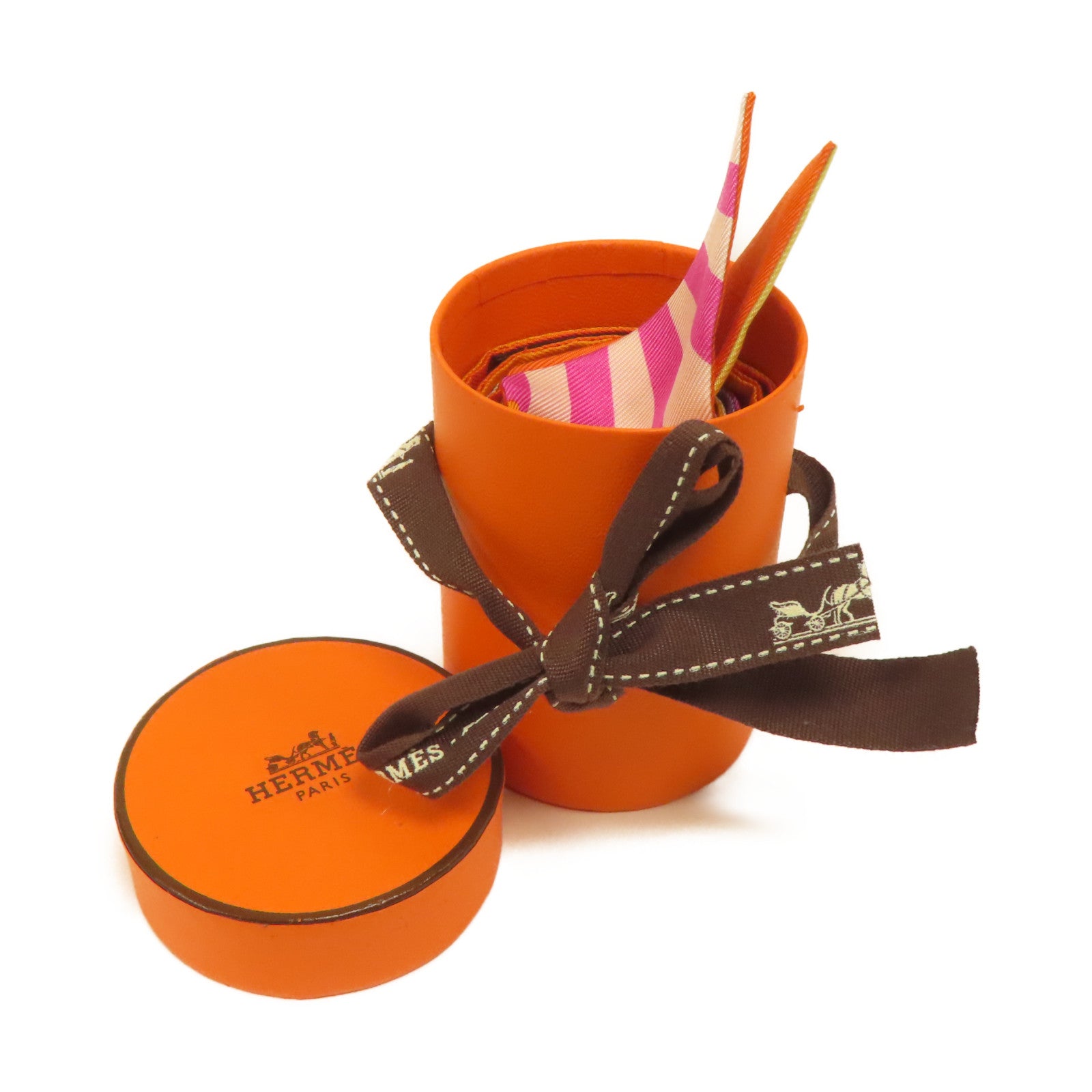HERMES 【激減優惠】絲質Twilly絲巾