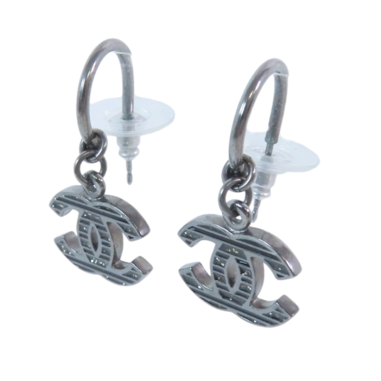 CHANEL 金屬CC Earrings耳環