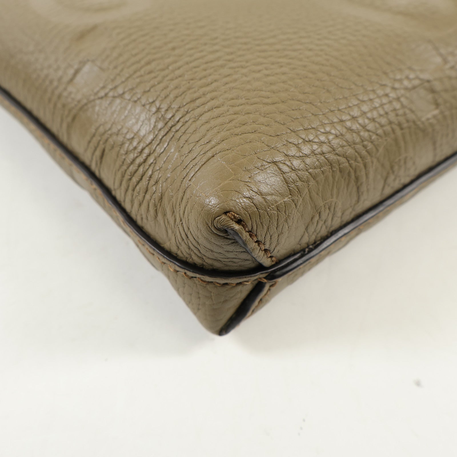 GUCCI 羊皮皮革Jumbo GG Messenger銀扣手挽肩背兩用袋