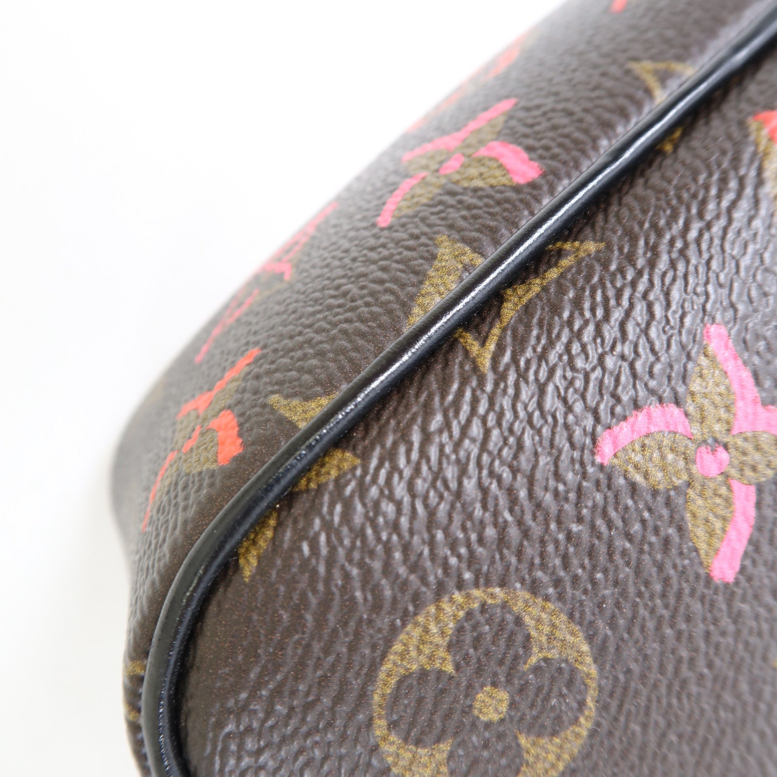 LOUIS VUITTON Monogram Sac Coeur Fall In Love金扣肩背袋棕色