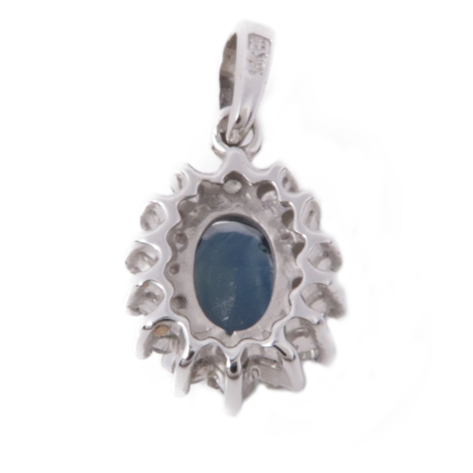 JEWELRY 【激減優惠】18K白金Topaz/Diamond Pendant Top黃玉/鑽石吊墜