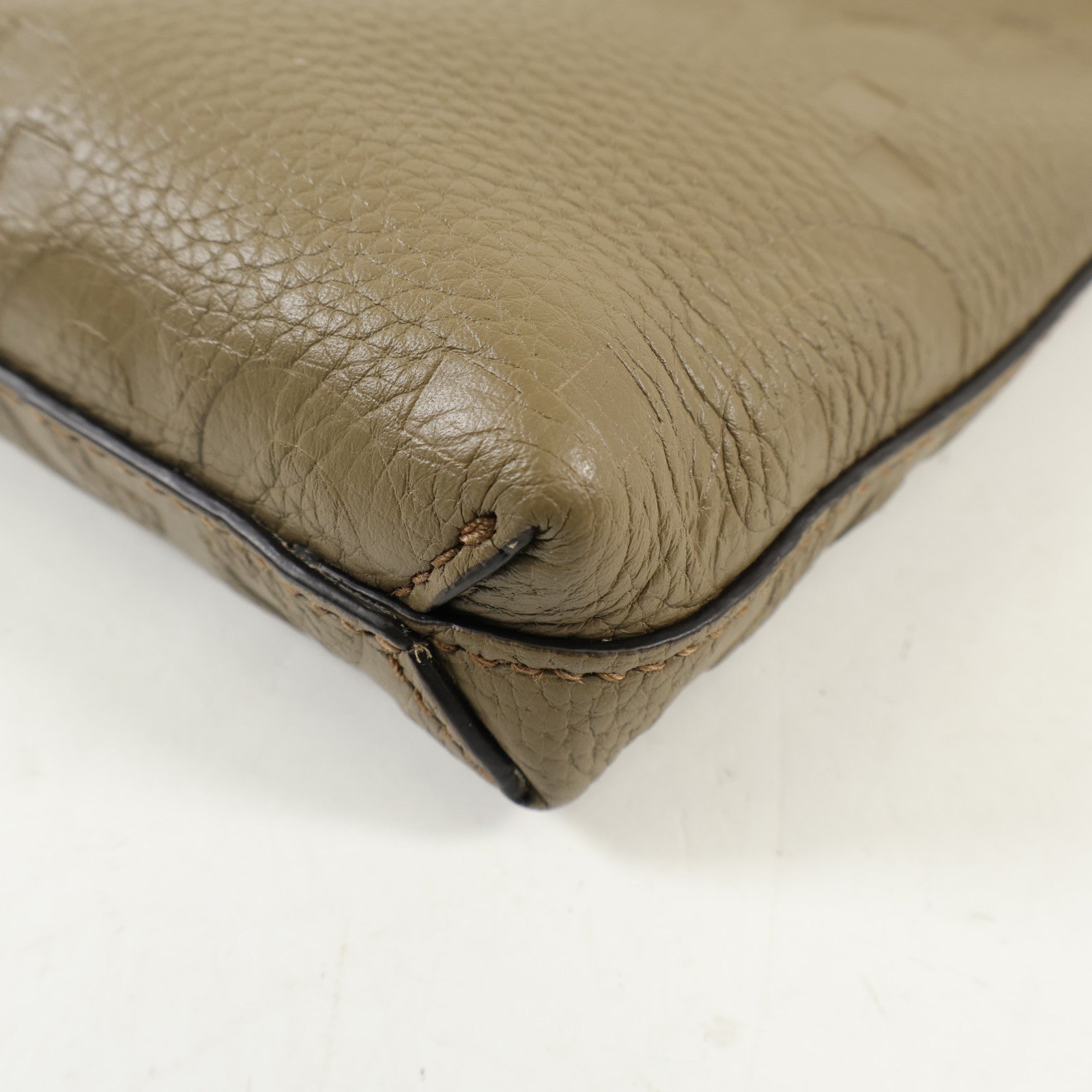 GUCCI 羊皮皮革Jumbo GG Messenger銀扣手挽肩背兩用袋