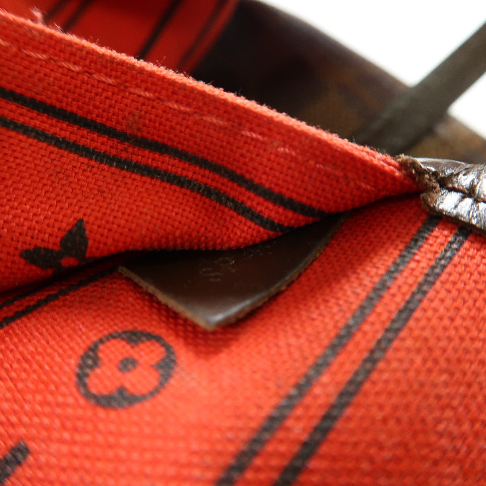 LOUIS VUITTON Damier Neverfull MM金扣肩背袋/手挽袋啡色