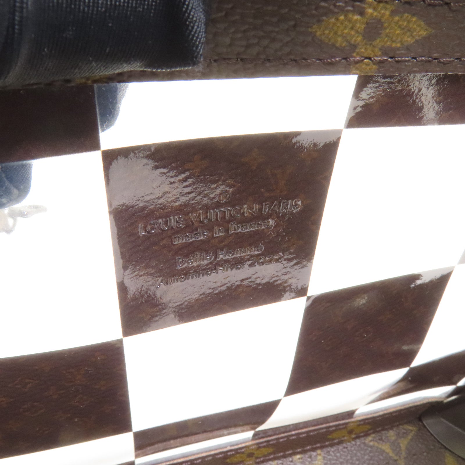 LOUIS VUITTON Monogram PVC CHESS SOFT TRUNK肩背袋