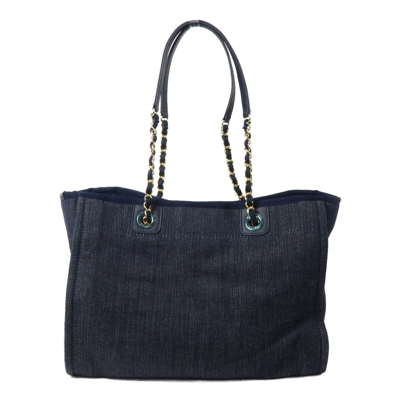 CHANEL 帆布Deauville Tote手挽袋