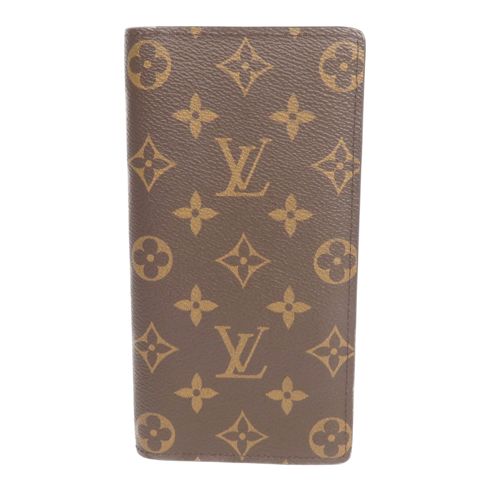 LOUIS VUITTON Monogram Brazza Wallet金扣長錢包