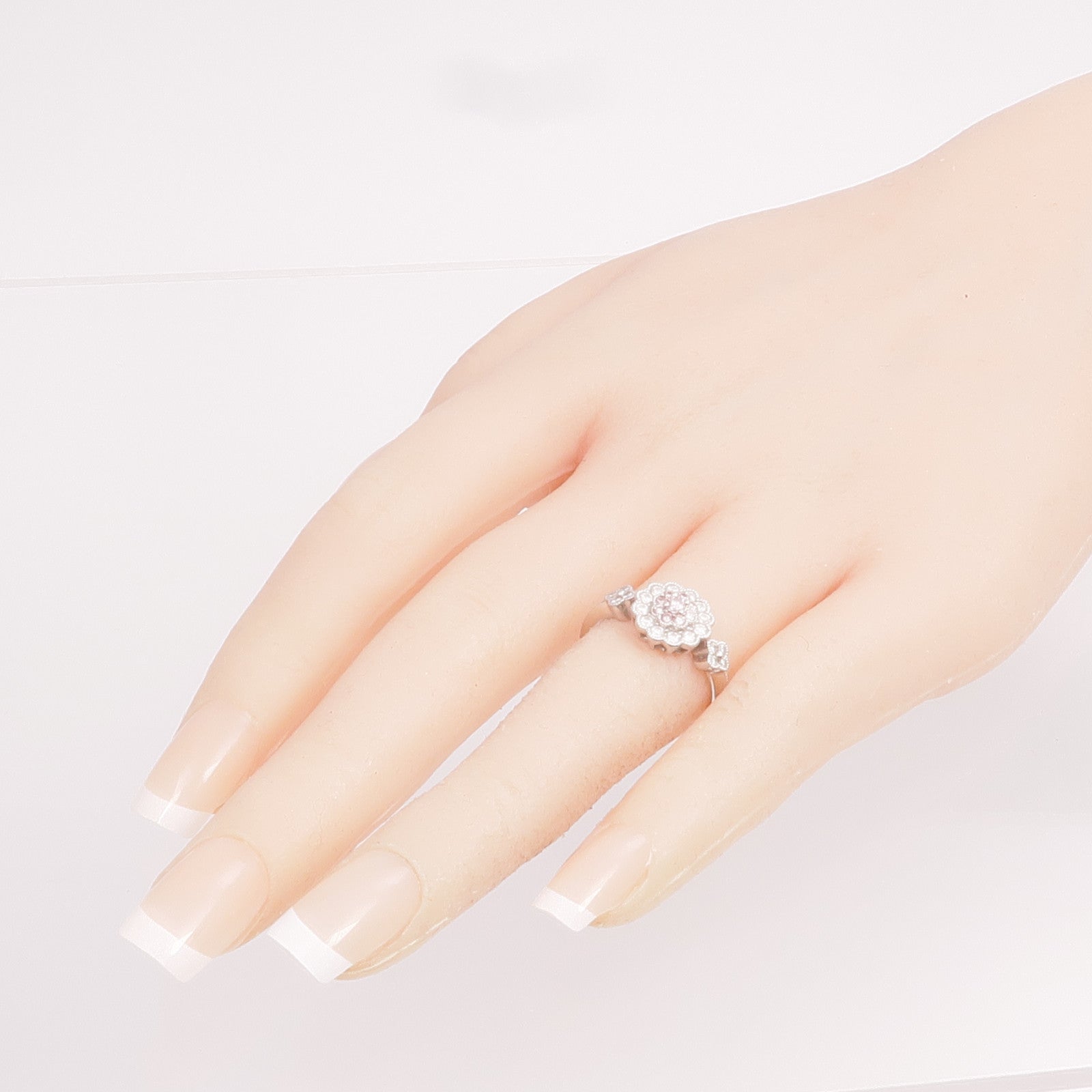 JEWELRY 【激減優惠】PT900鉑金Diamond Ring鑽石戒指US#6.25