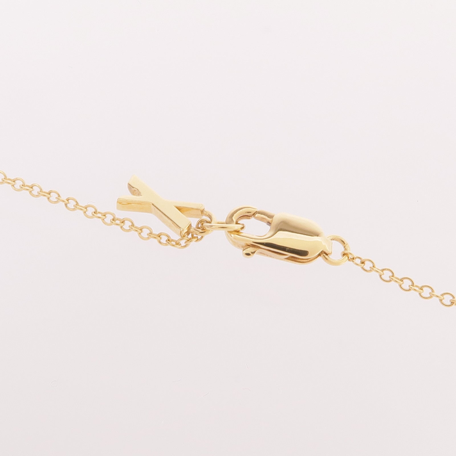 TIFFANY＆CO 18K黃金Atlas X closed interlocking Pendant項鍊