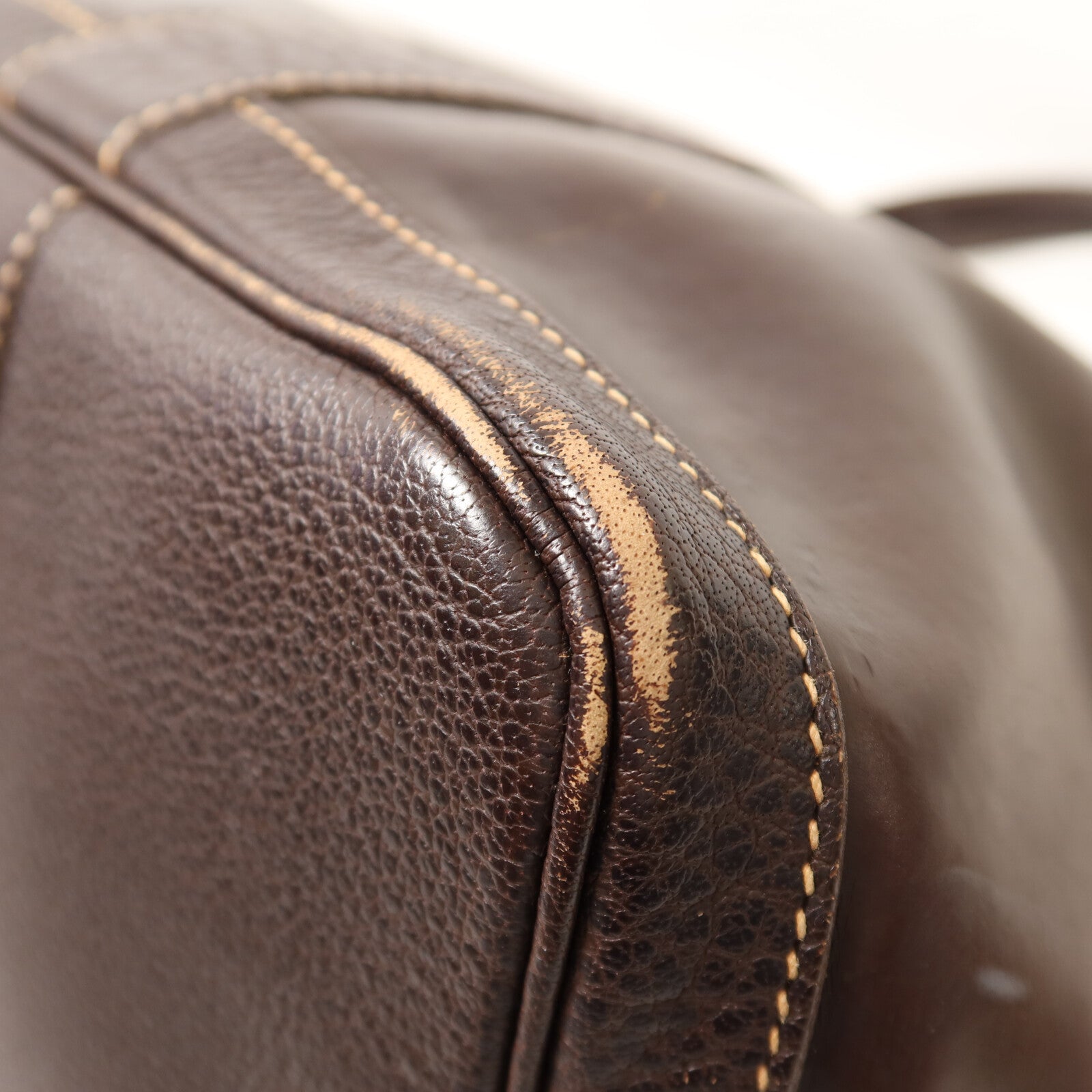 HERMES Amazonia Garden Party PM銀扣手挽袋Brown
