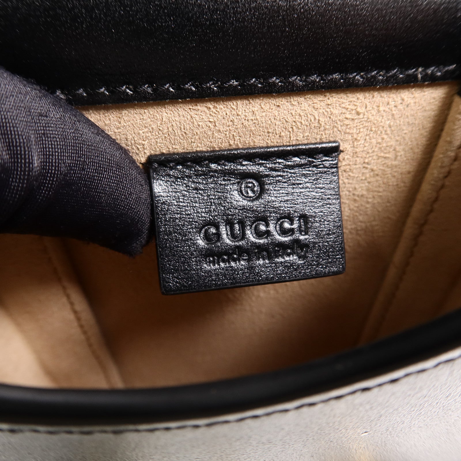 GUCCI 牛皮皮革1955 Horsebit肩背袋