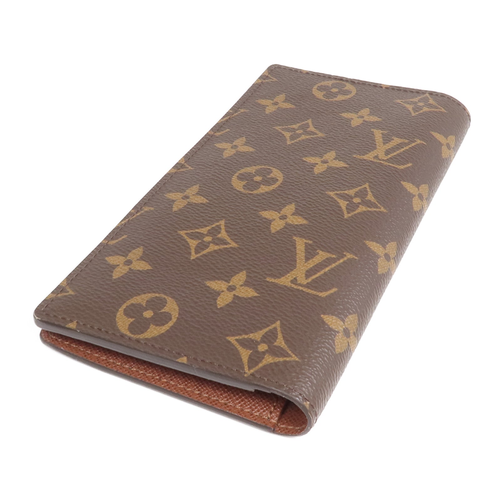 LOUIS VUITTON Monogram Brazza Wallet金扣長錢包
