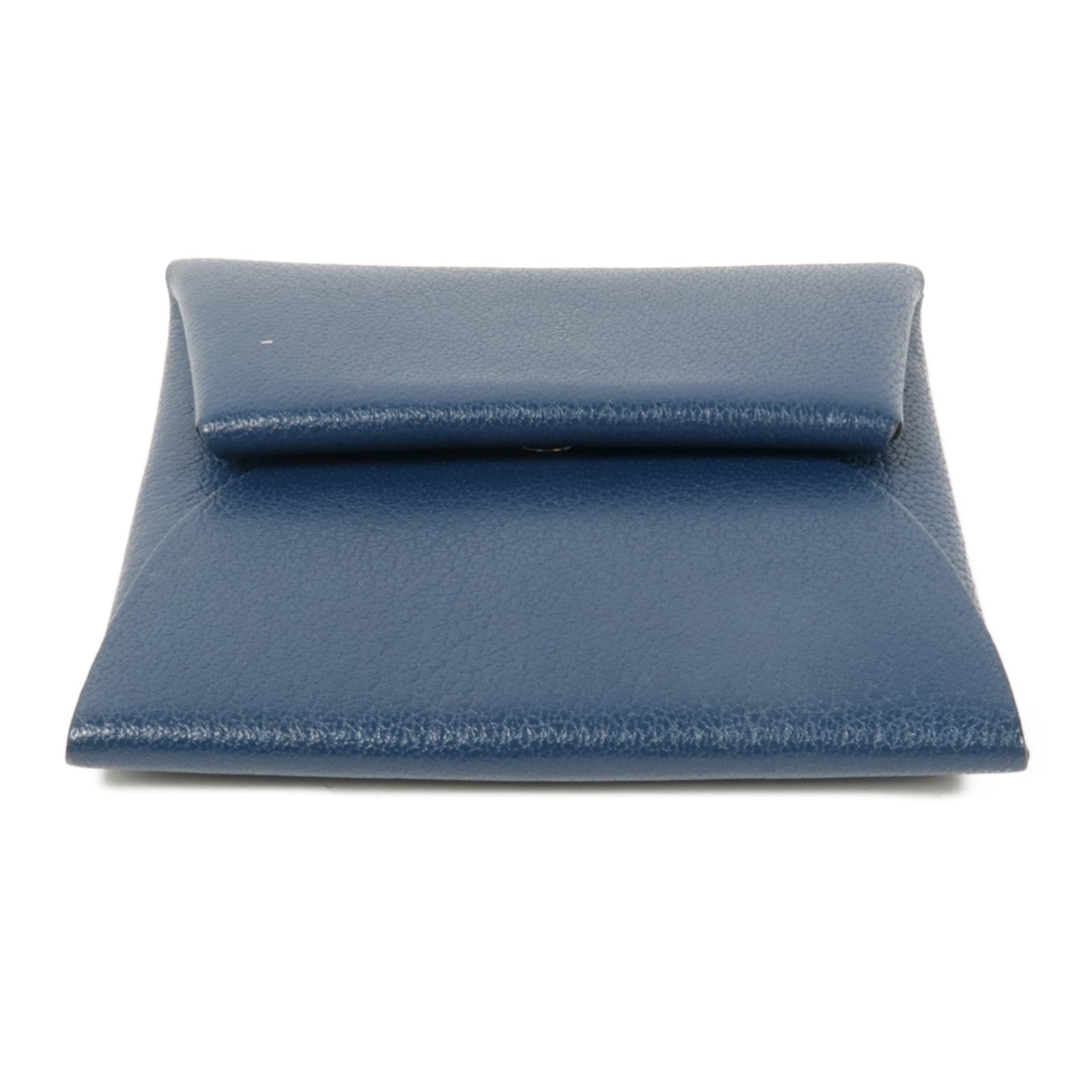 HERMES Chevre皮革Bastia Coins Case零錢包