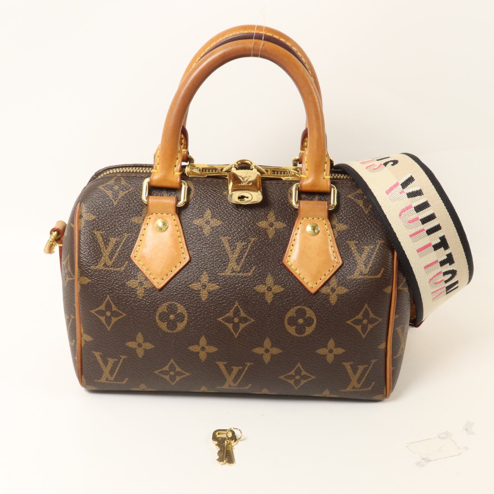 LOUIS VUITTON Monogram Speedy Bandouliere 20手挽肩背兩用袋