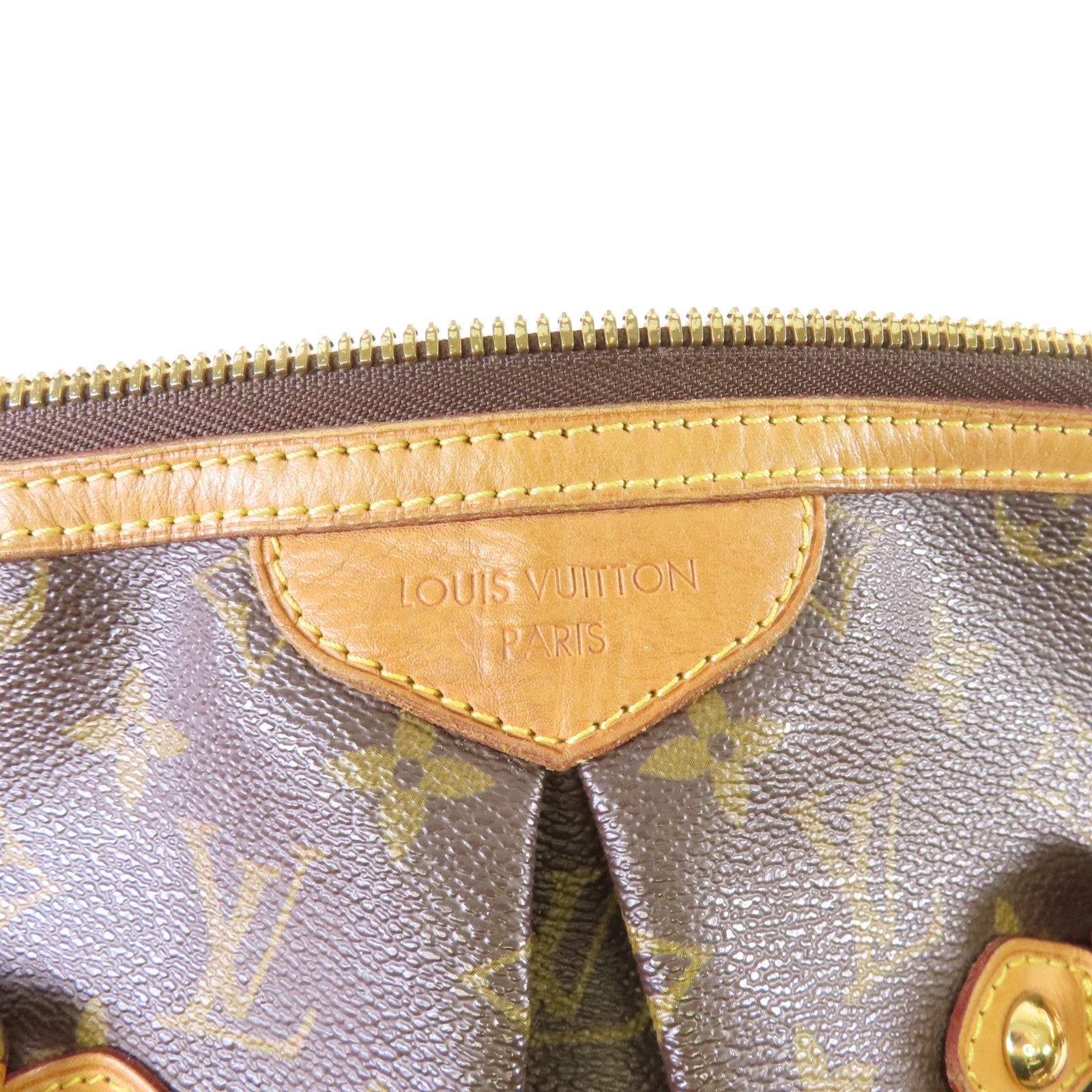 LOUIS VUITTON 【激減優惠】Monogram Palermo GM 2Way Shoulder Bag金扣手挽肩背兩用袋啡色