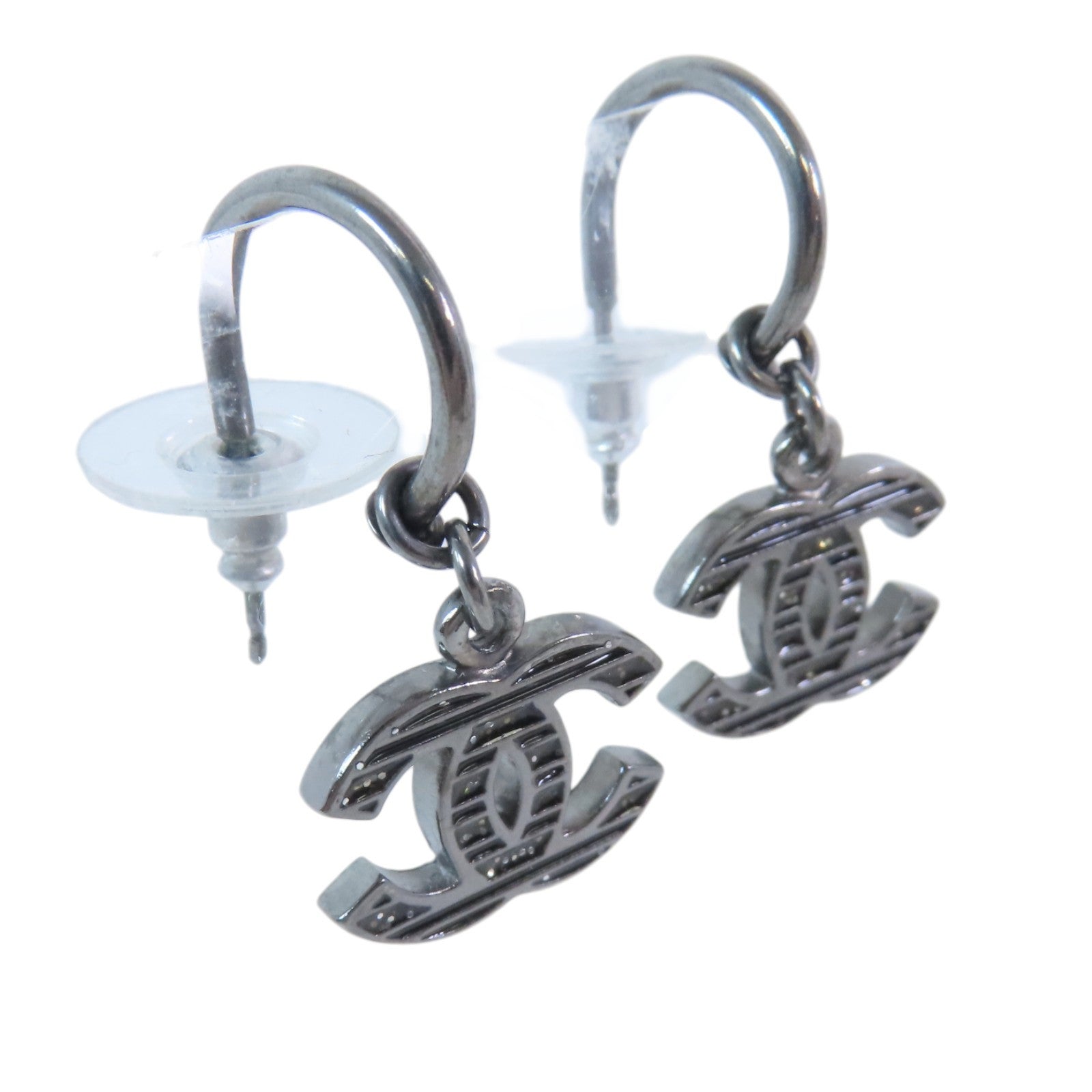 CHANEL 金屬CC Earrings耳環